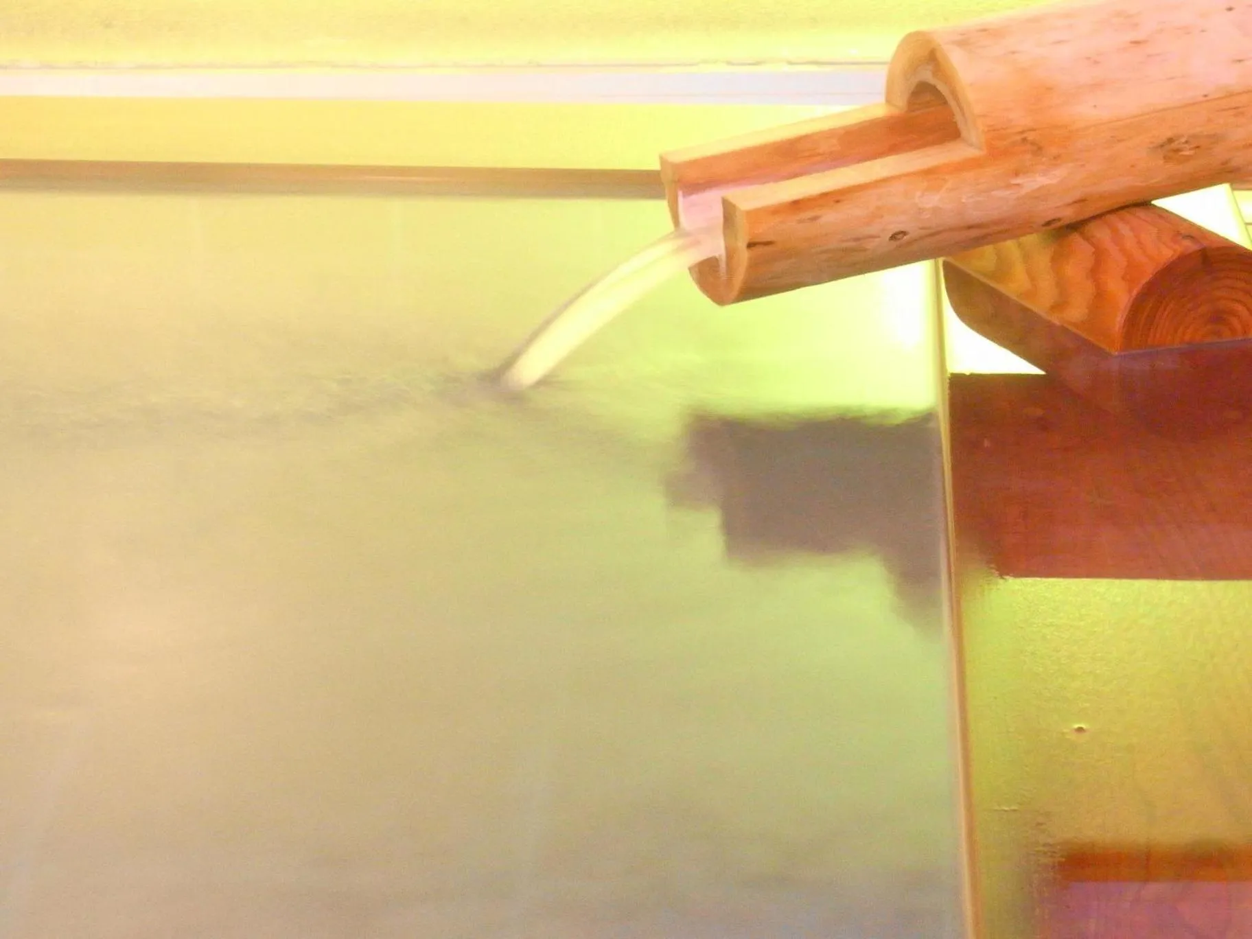 Hot Spring Bath in Kawayu Kanko Hotel