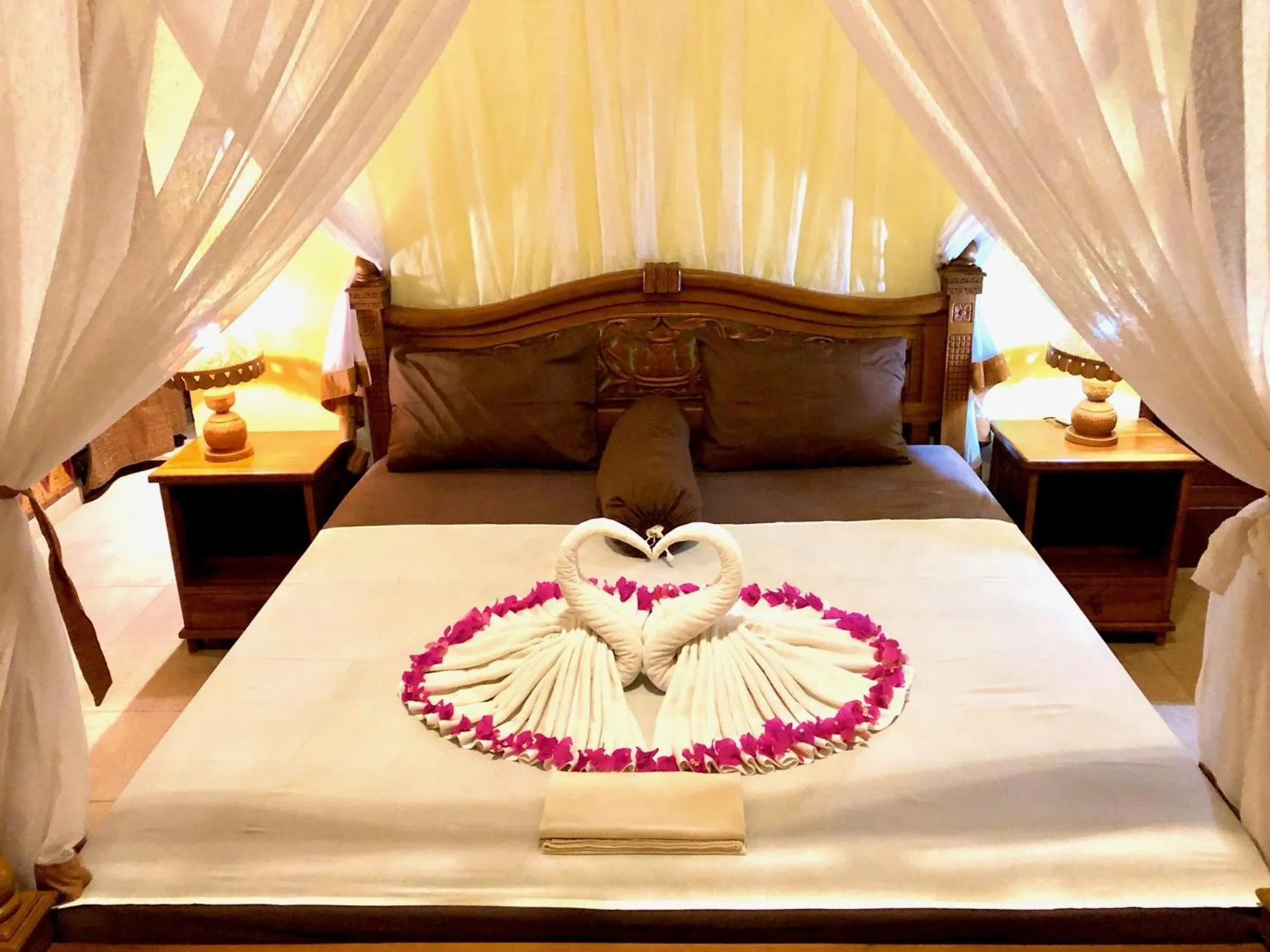 Bedroom, Bed in Villa Bulan Madu Gili Air