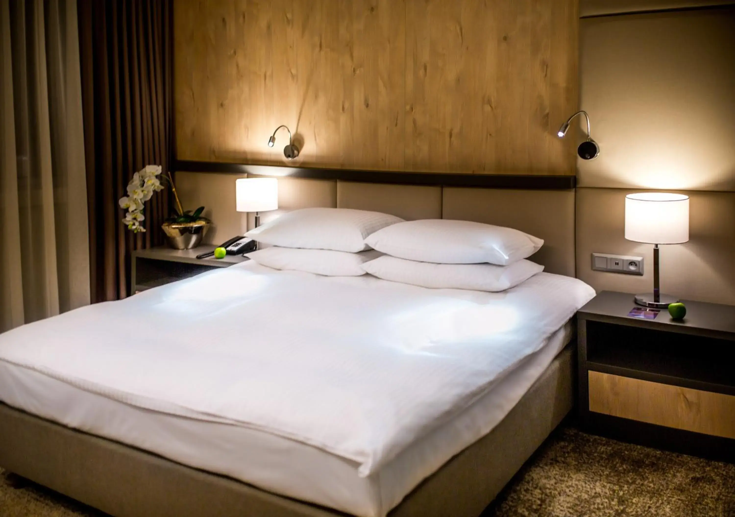 Bed in Radisson Blu Szczecin Bed in Radisson Blu Szczecin