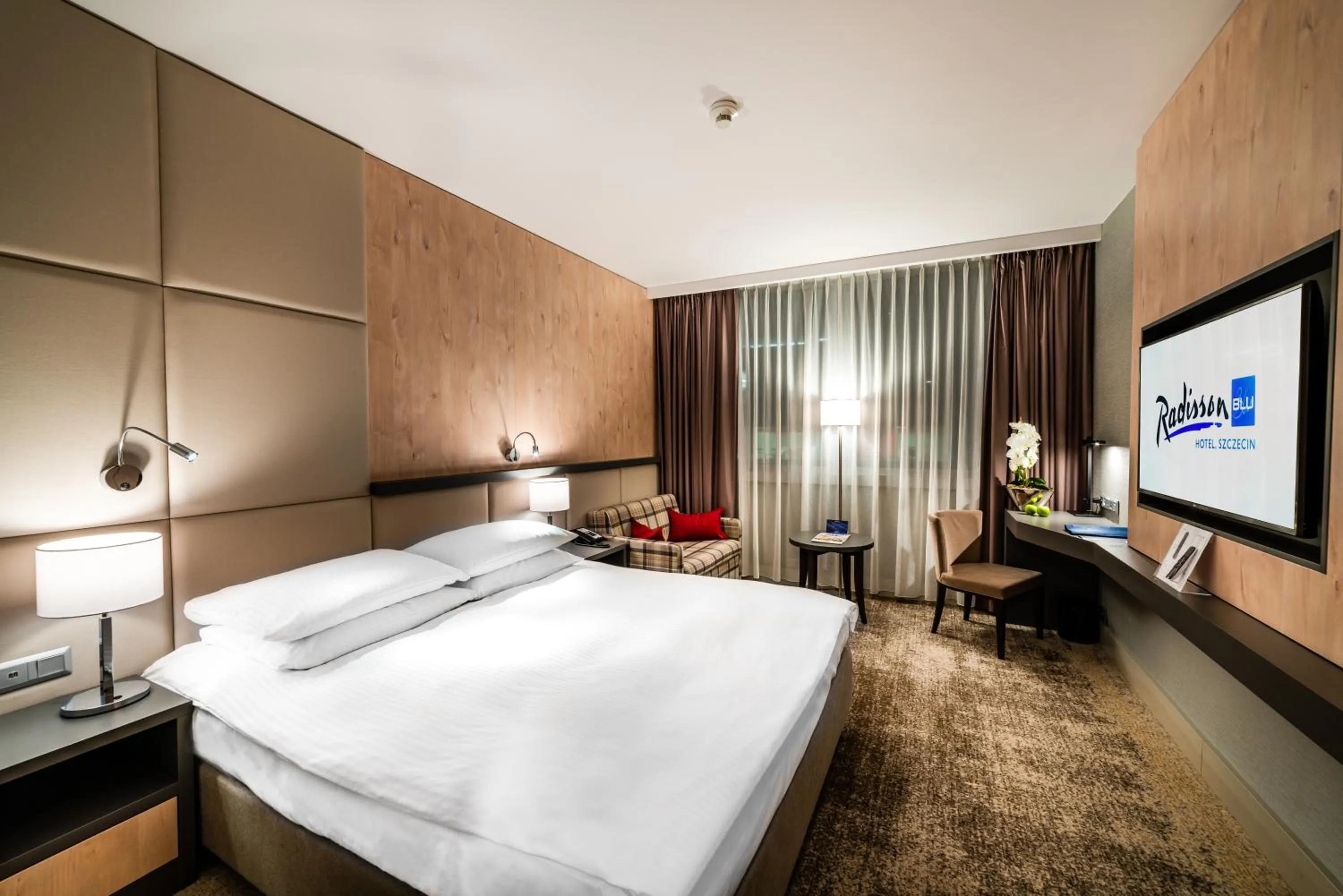 Bed in Radisson Blu Szczecin