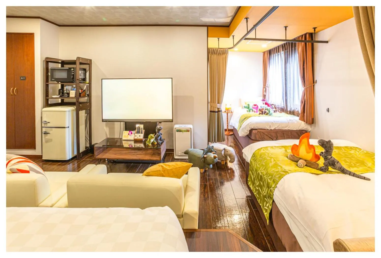 Bedroom, Bed in Hotel Balian Resort Chiba - Family Kids Group Concept