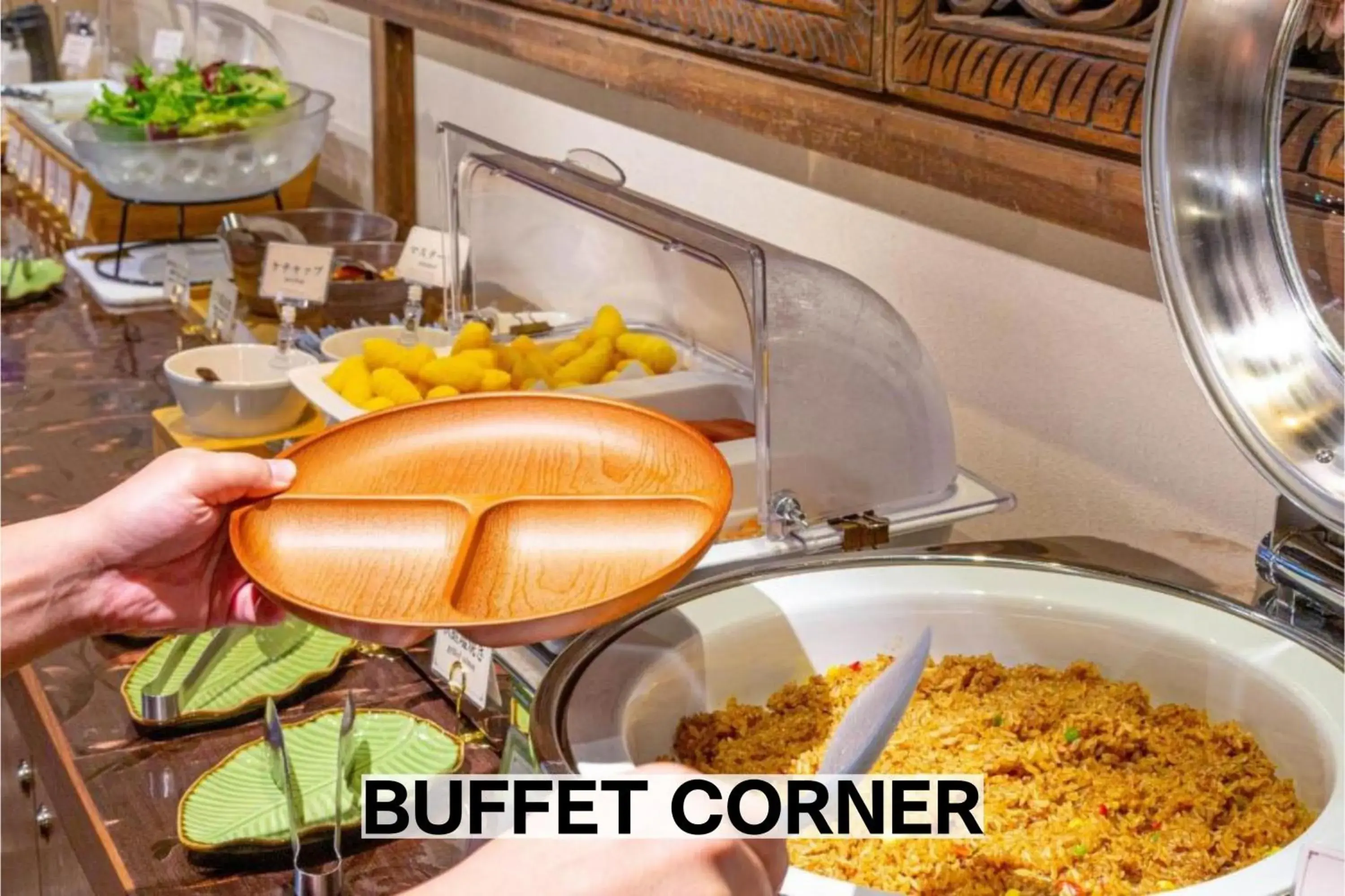 Buffet breakfast in BaliAn Resort Chiba-Chuo Buffet breakfast in BaliAn Resort Chiba-Chuo