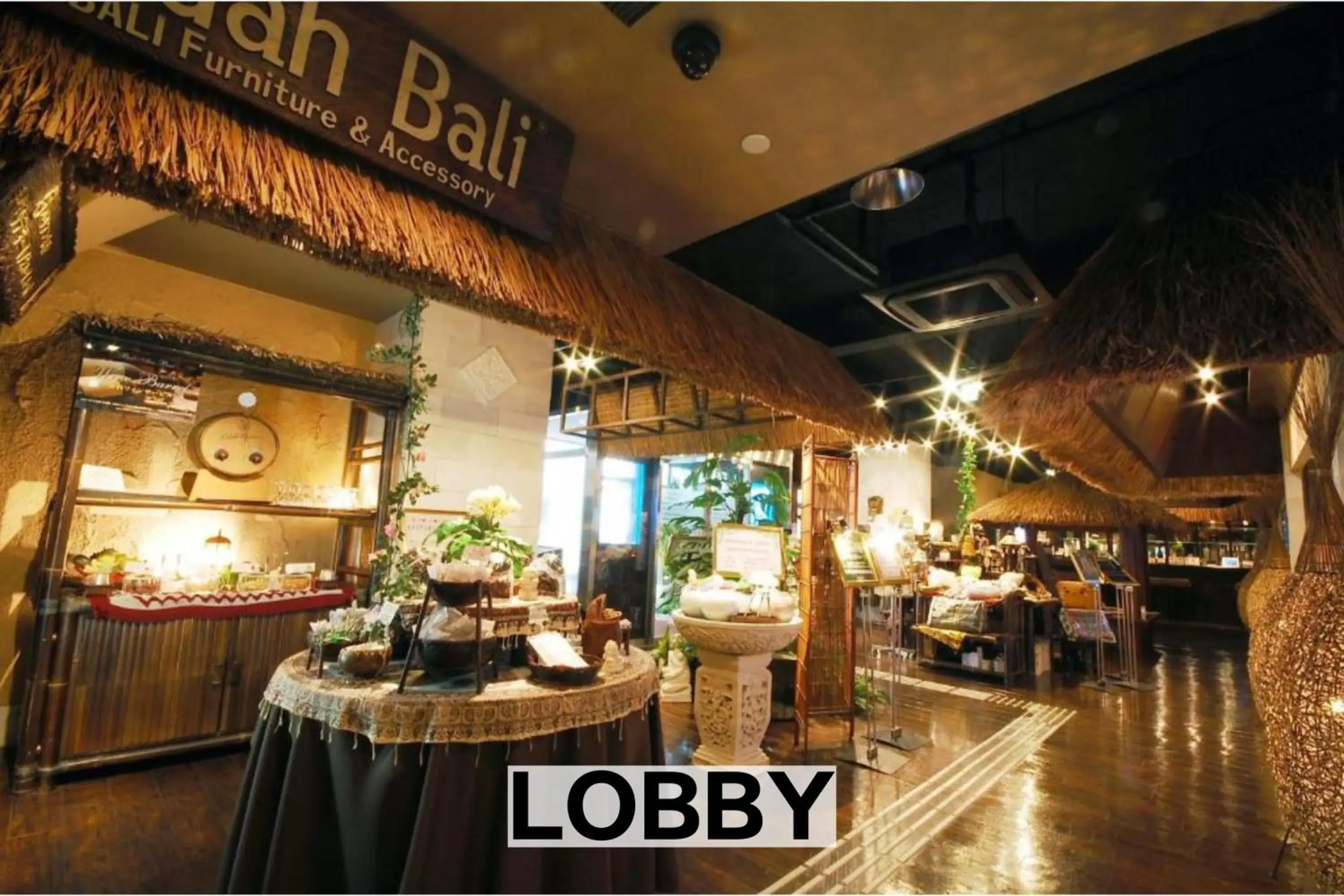 Lobby or reception in BaliAn Resort Chiba-Chuo Lobby or reception in BaliAn Resort Chiba-Chuo