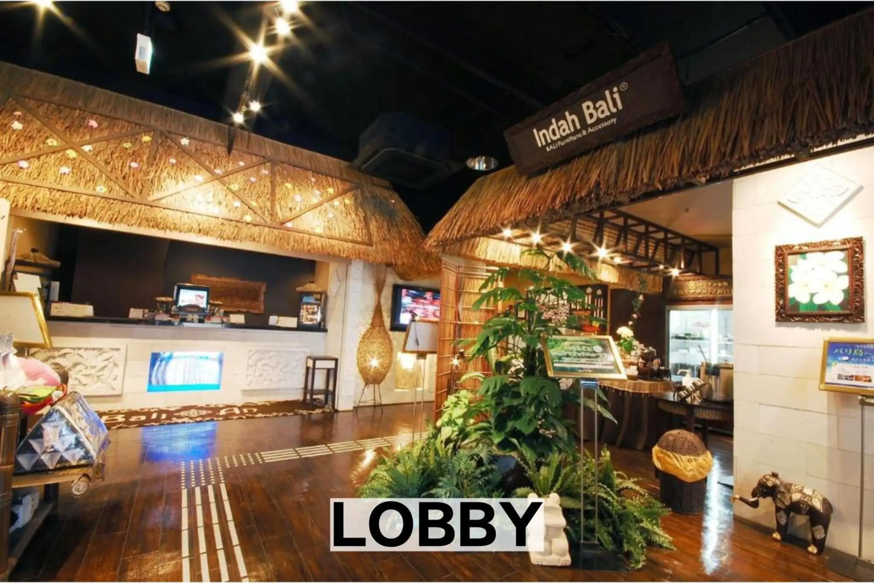 Lobby or reception in BaliAn Resort Chiba-Chuo Lobby or reception in BaliAn Resort Chiba-Chuo