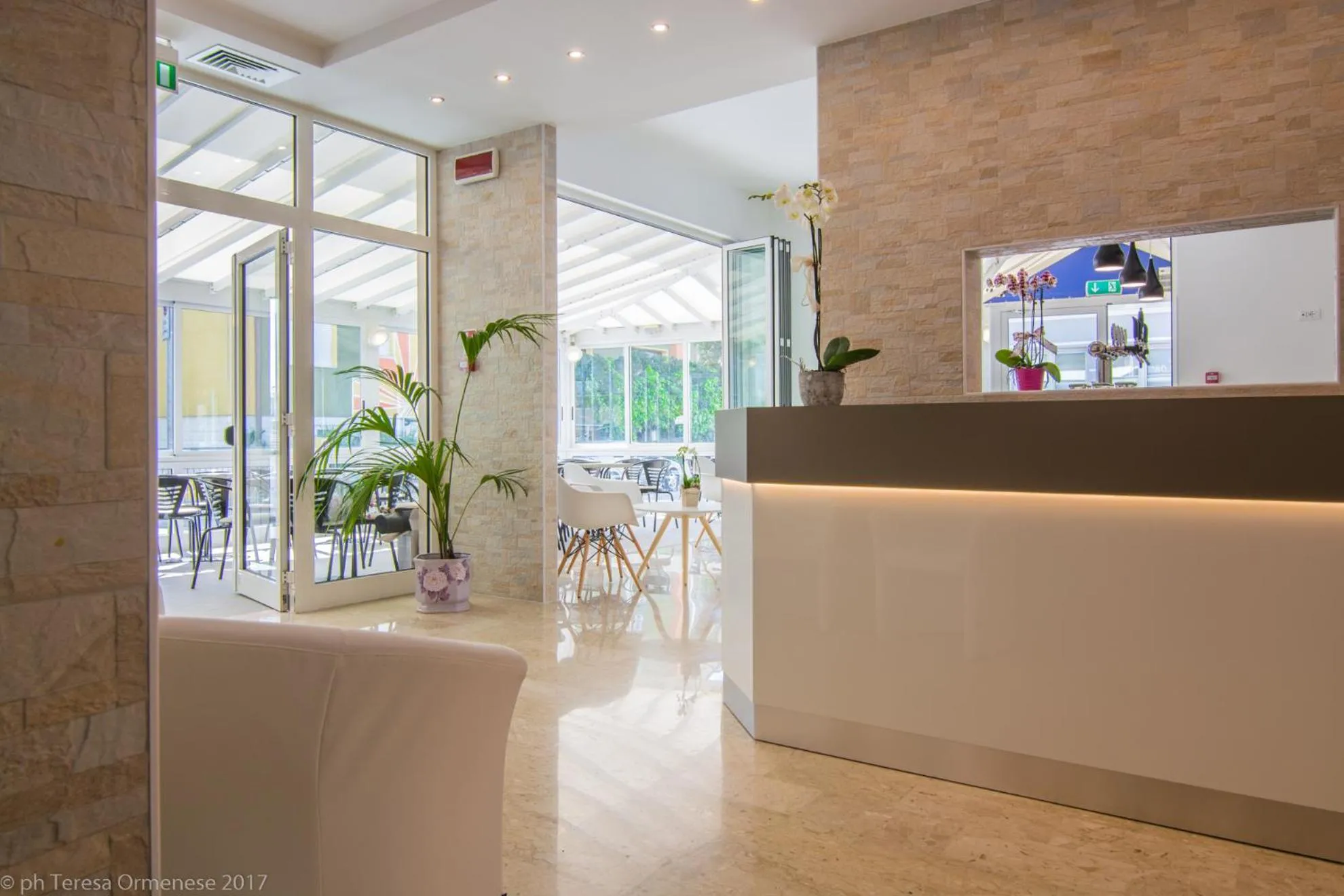 Lobby or reception in Hotel Dolomiti