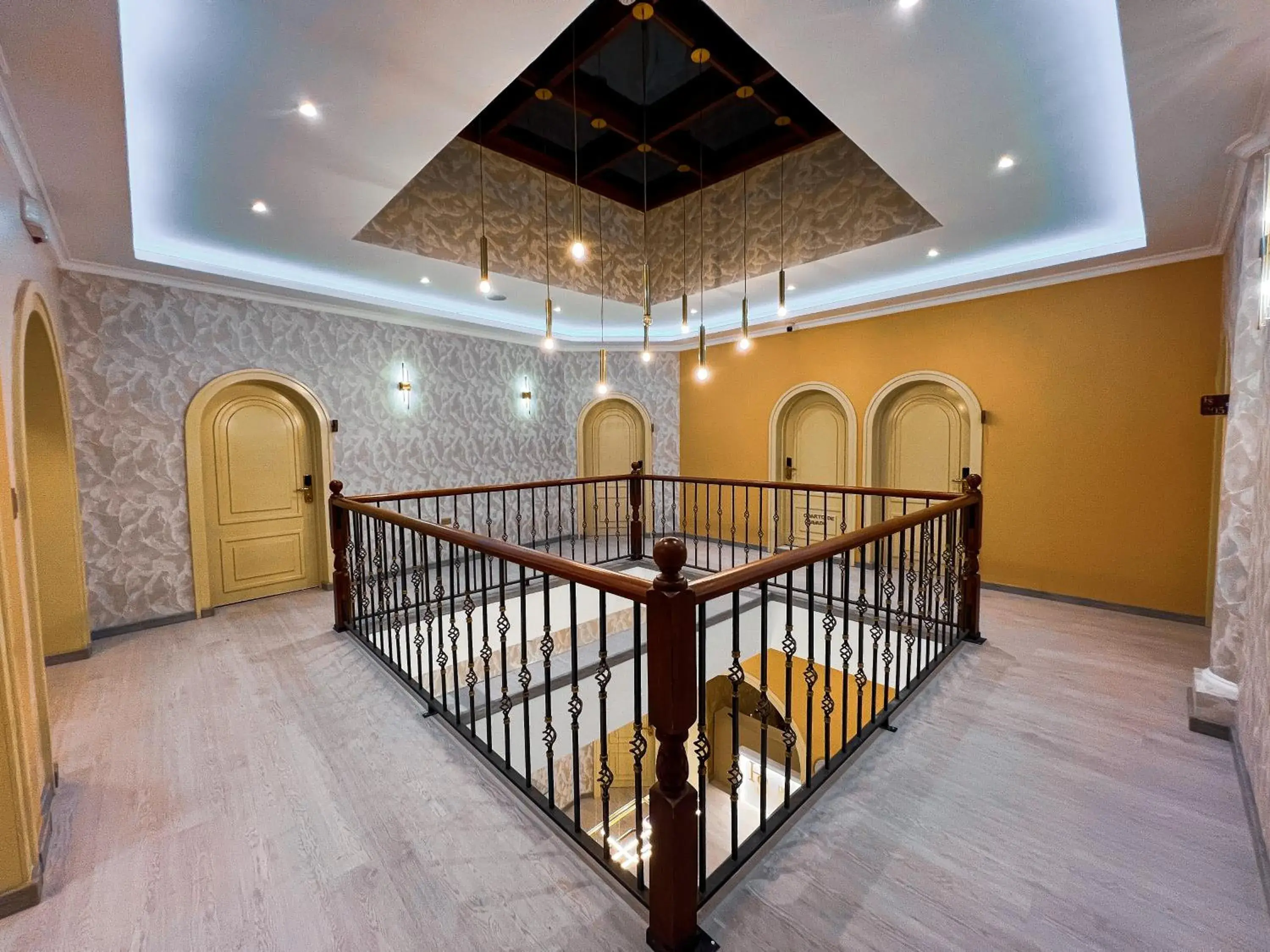 Inner courtyard view, Bed in Hotel Sucre Inner courtyard view, Bed in Hotel Sucre