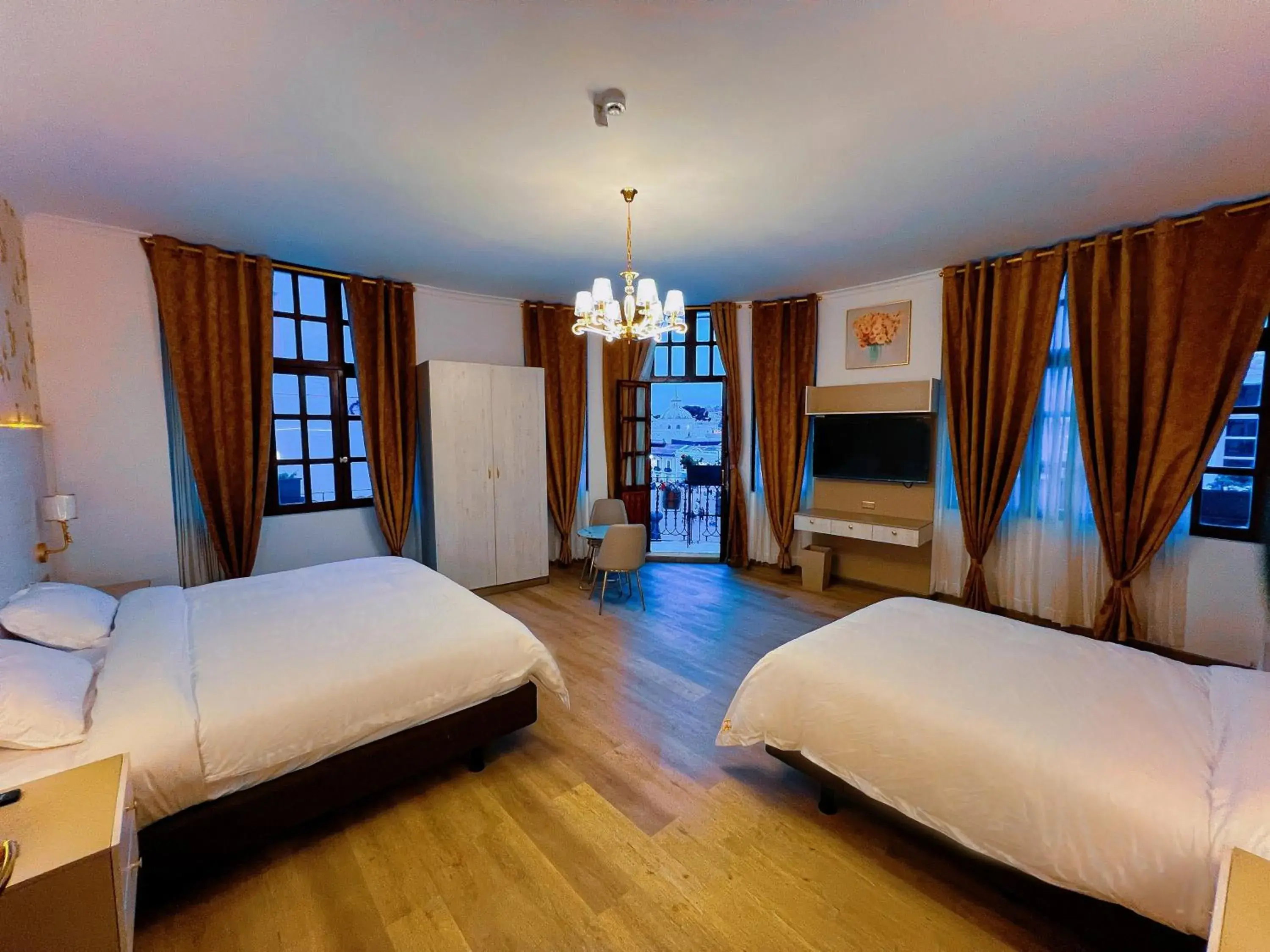 Bed in Hotel Sucre Bed in Hotel Sucre