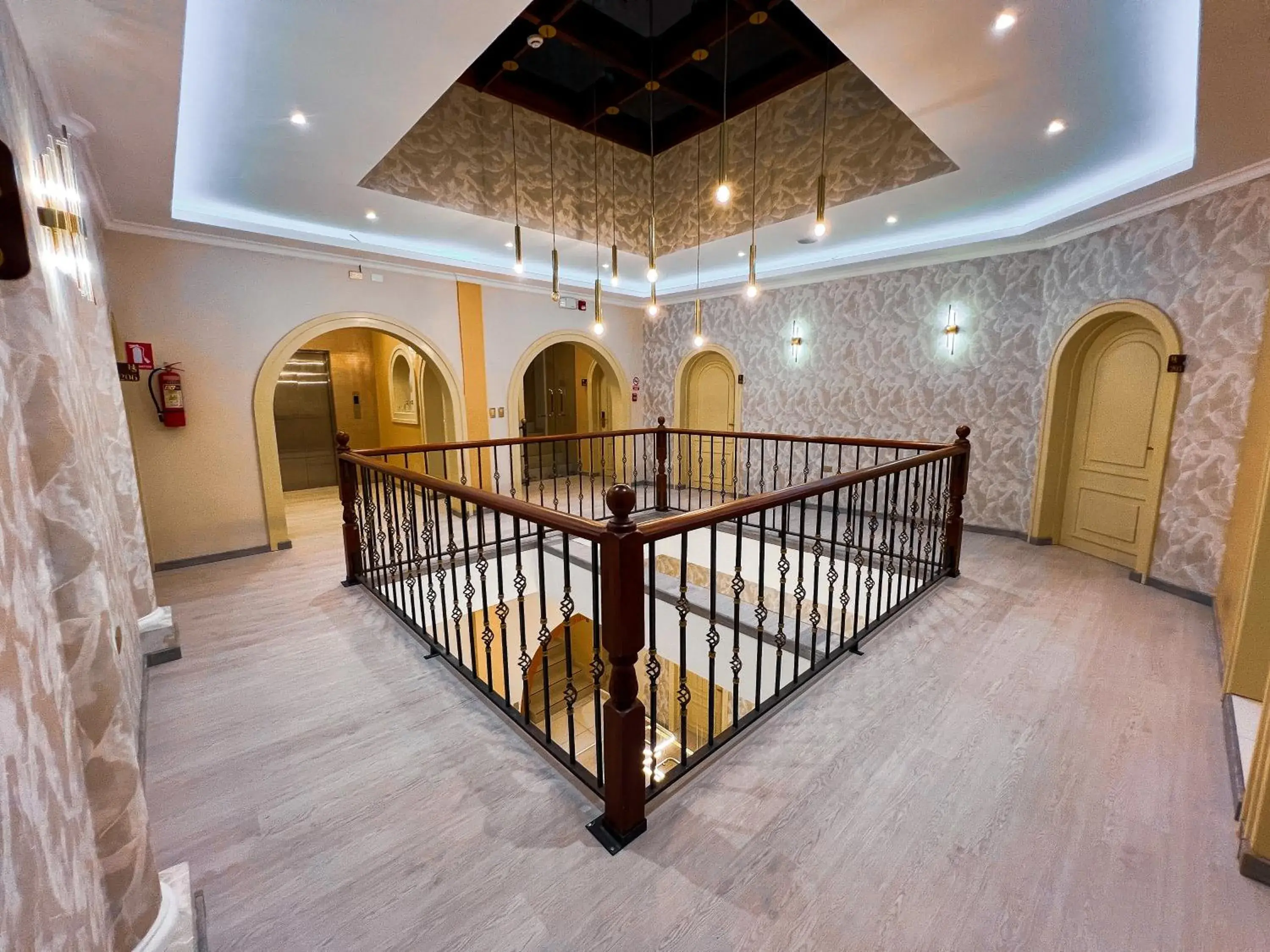 Inner courtyard view in Hotel Sucre Inner courtyard view in Hotel Sucre