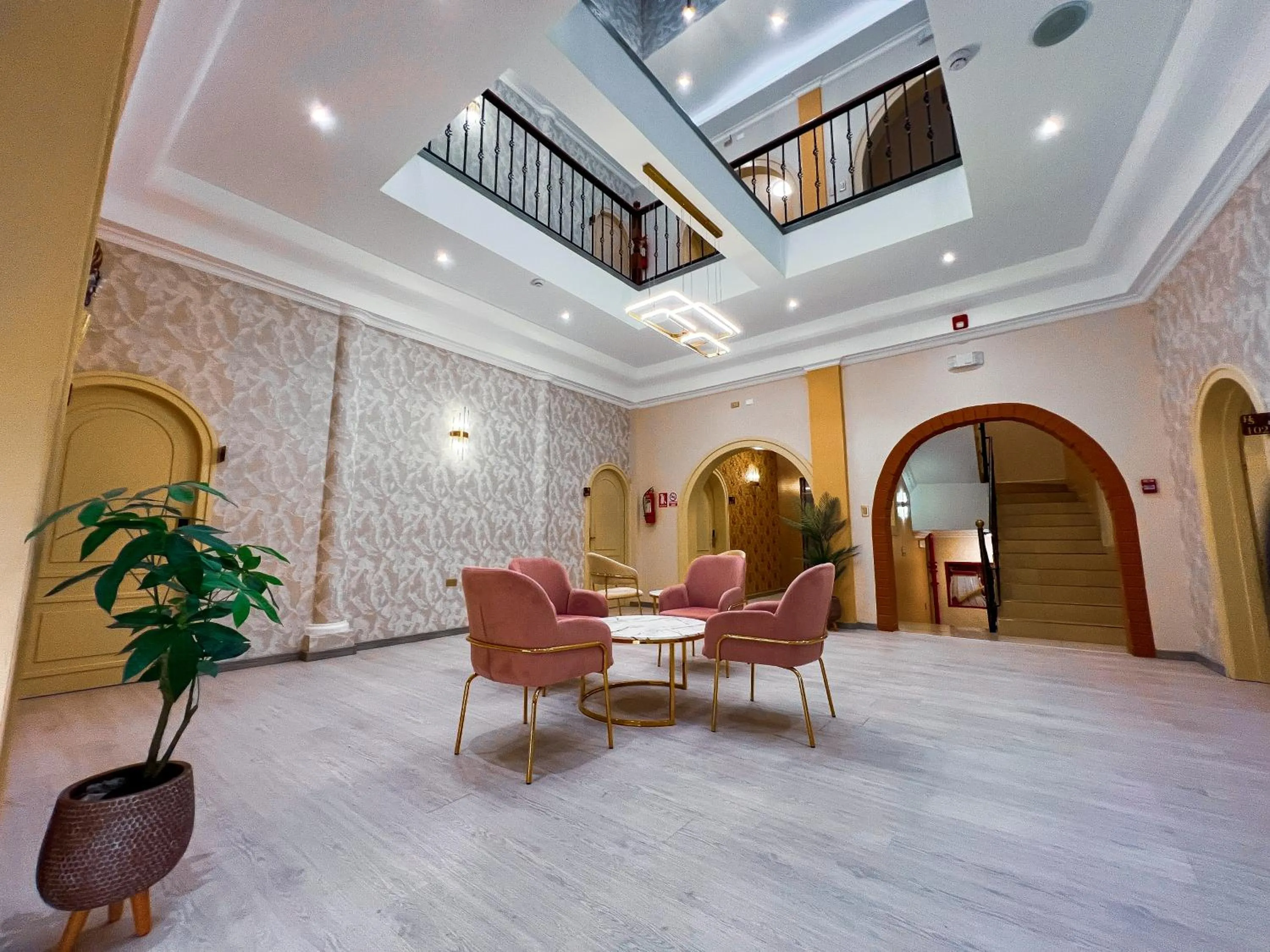 Seating area in Hotel Sucre