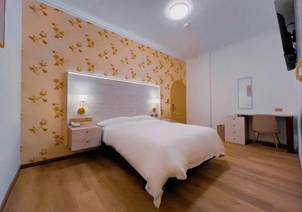 Bed in Hotel Sucre Bed in Hotel Sucre