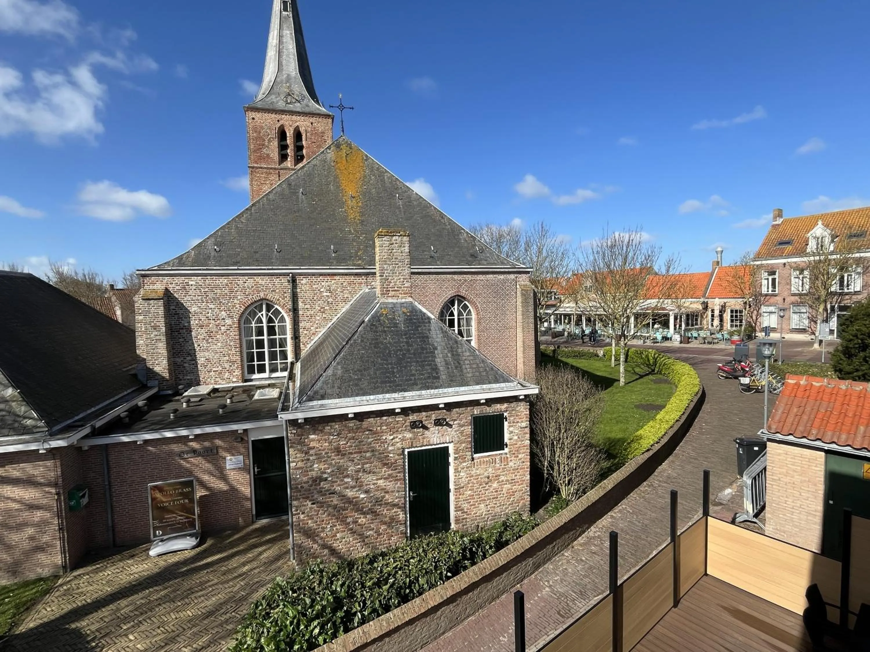 View (from property/room) in Appartementen het Centrum