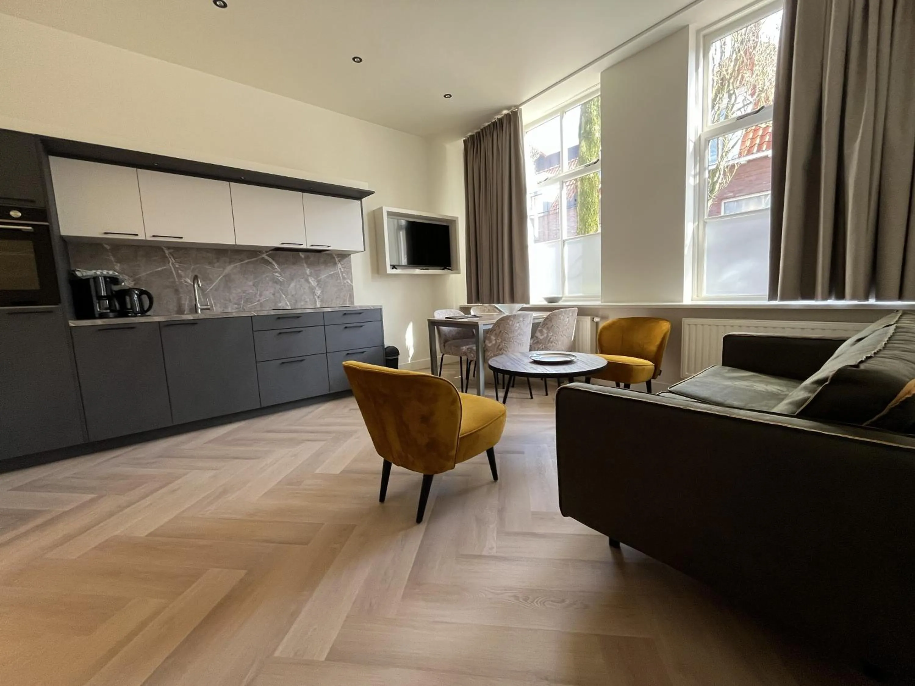 Seating area in Appartementen het Centrum
