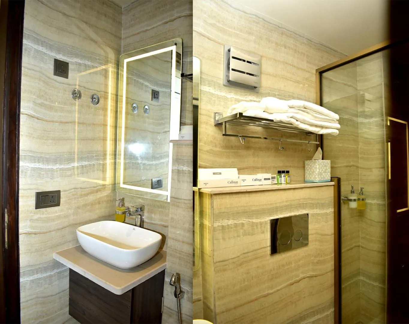 Shower in Qotel Signature Coleman Janakpuri