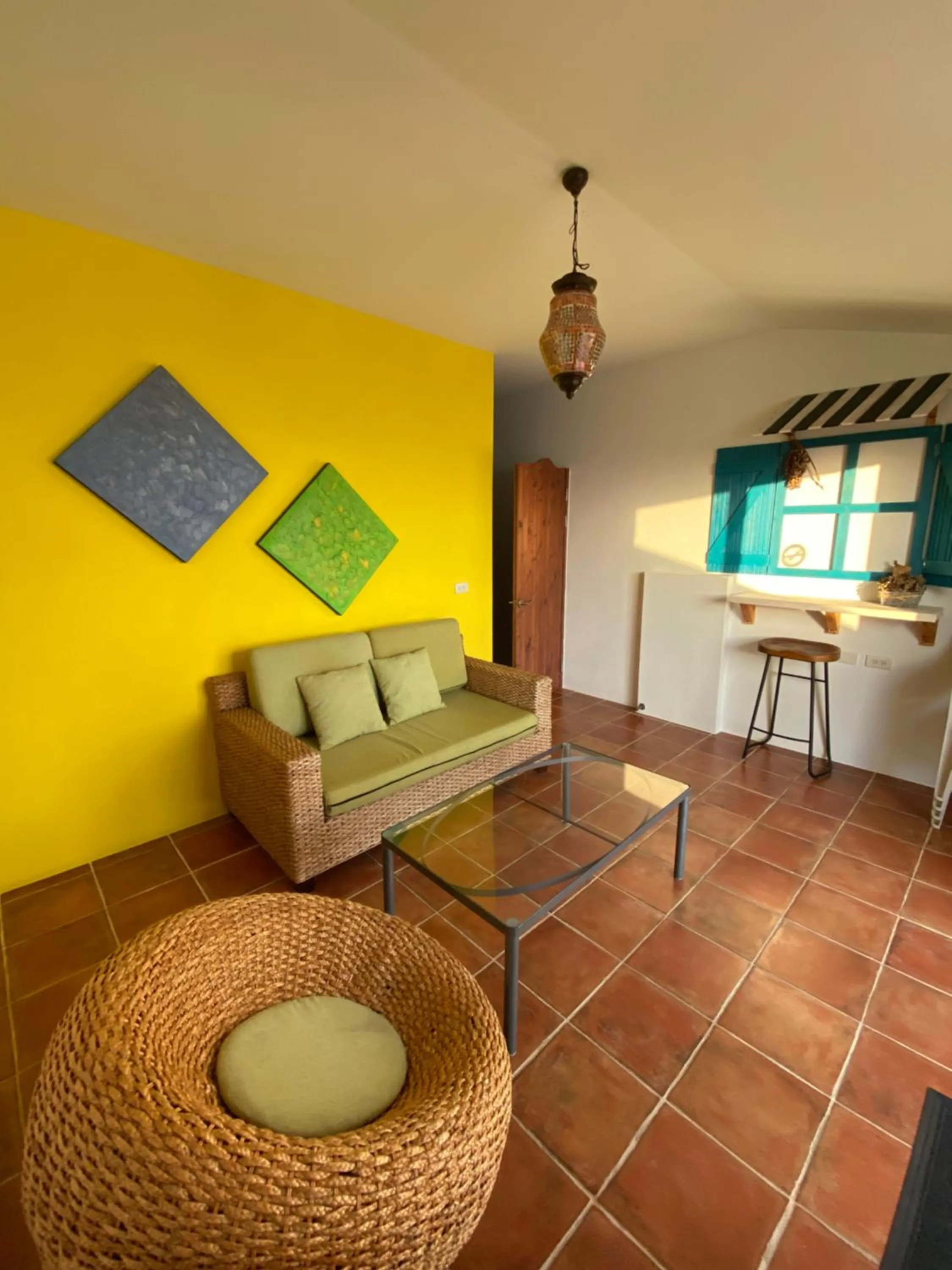 Seating area in Hana B&B