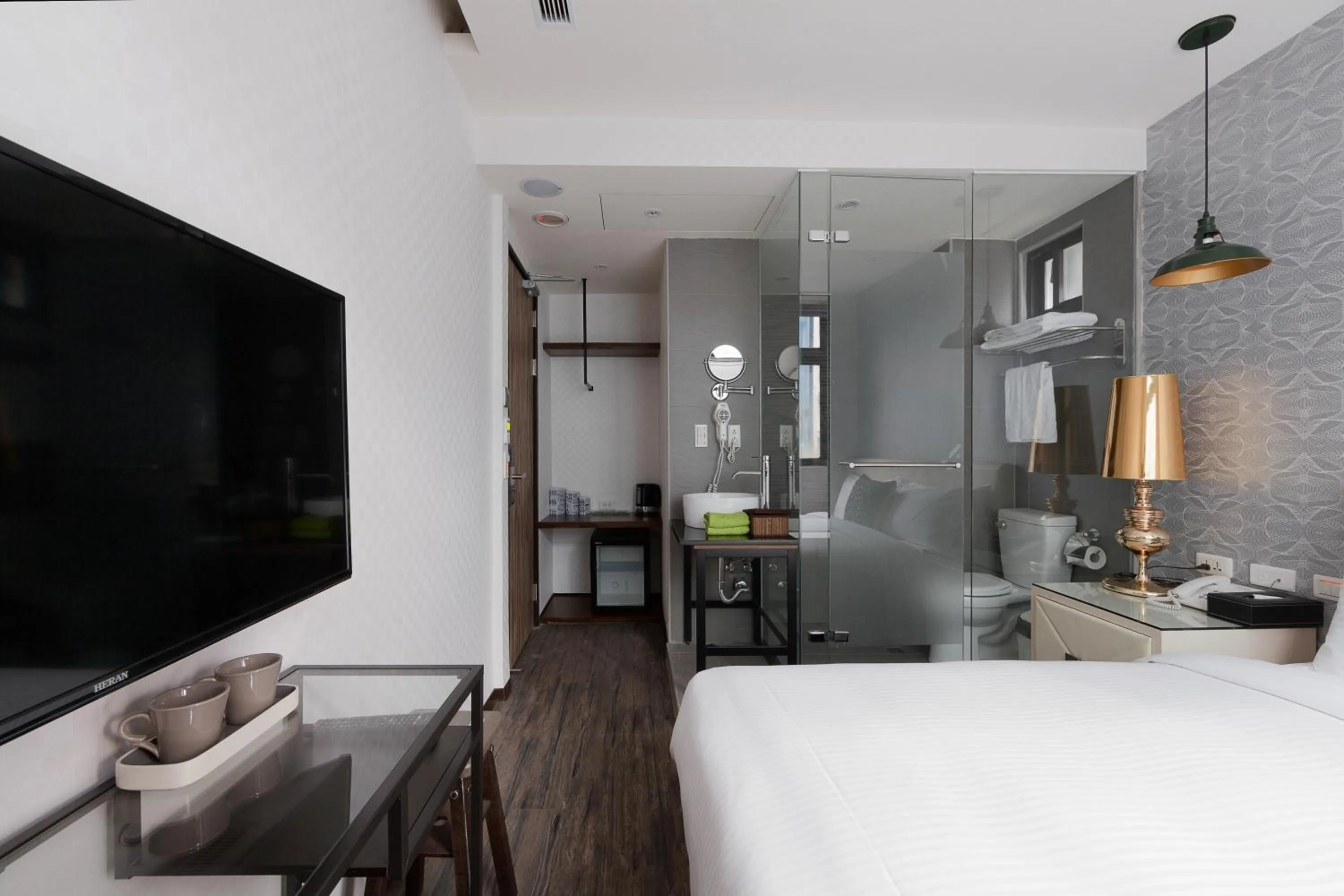 Photo of the whole room, Bed in Herb Art Hotel