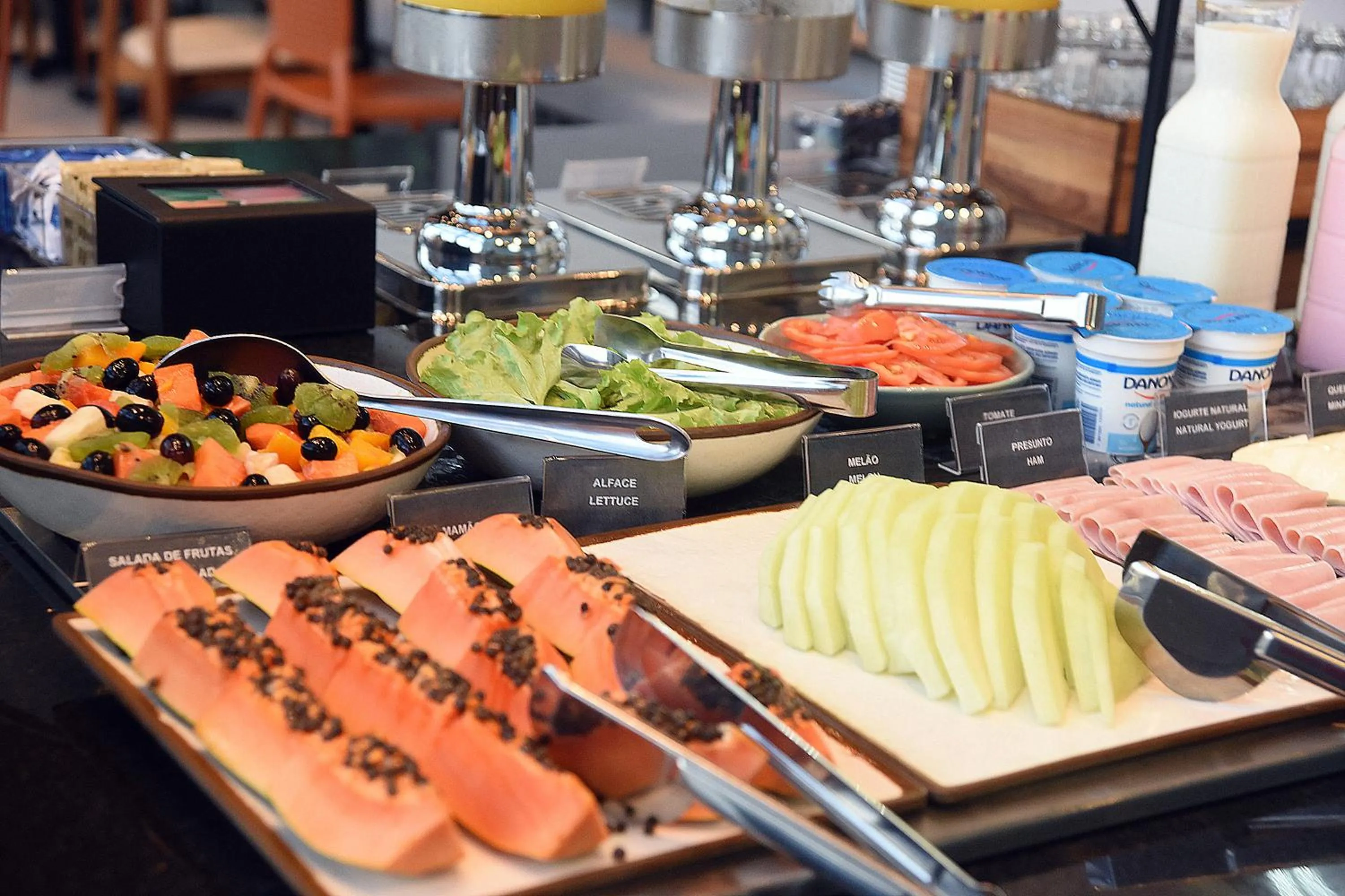 Buffet breakfast in ibis Tangará Da Serra