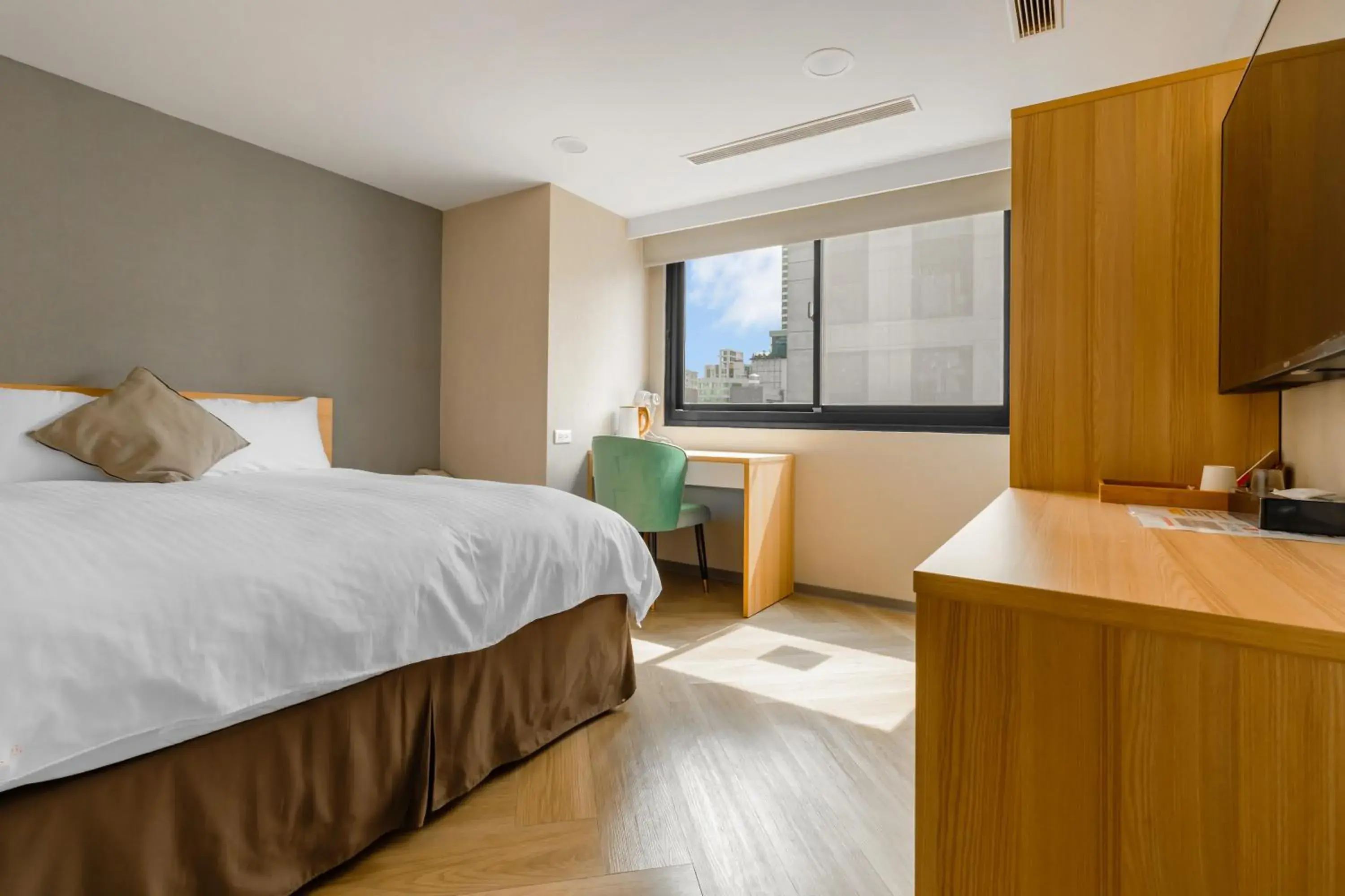 Photo of the whole room, Bed in Mu Chen Hotel Photo of the whole room, Bed in Mu Chen Hotel