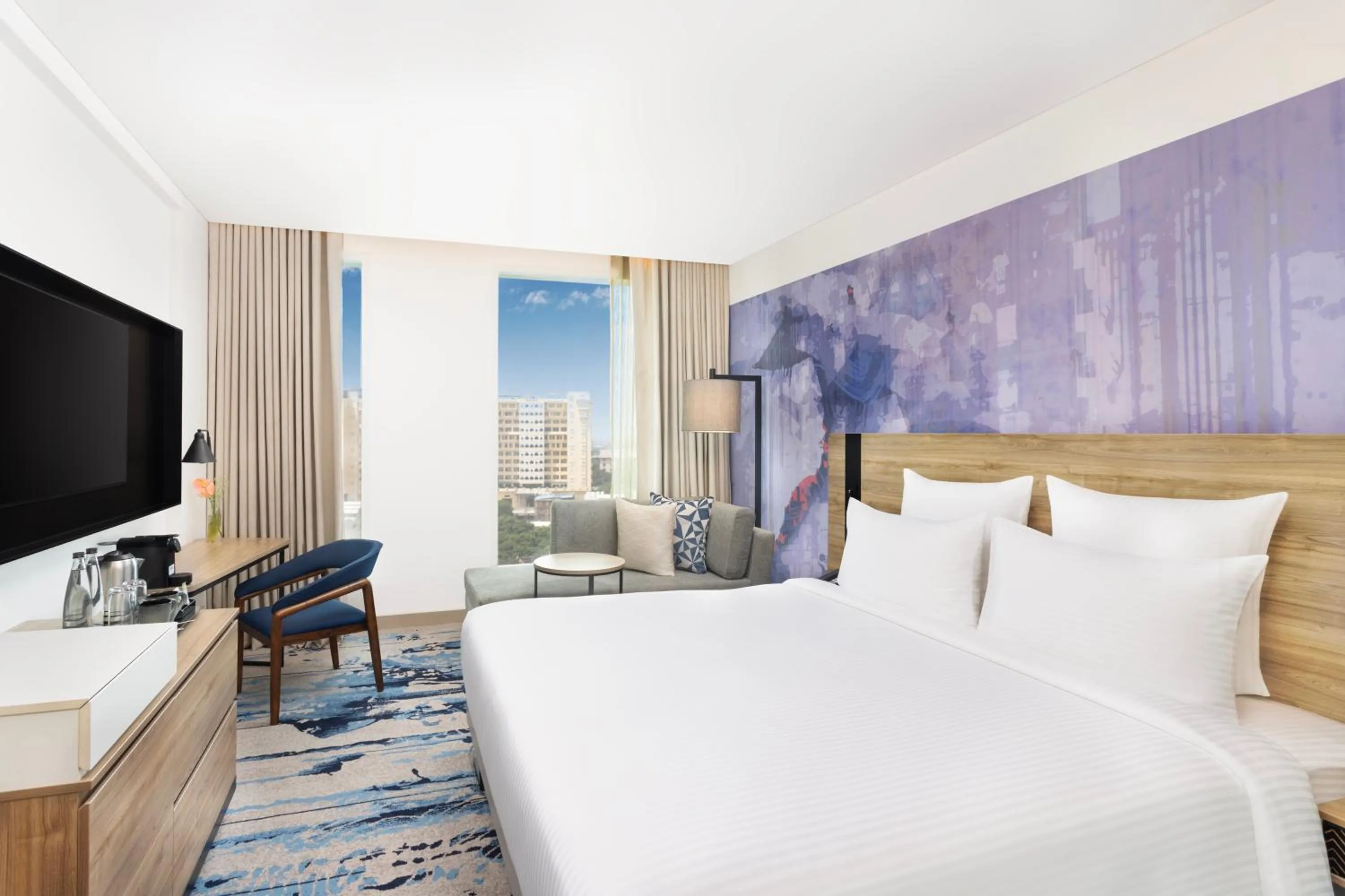 Bedroom, Bed in Novotel New Delhi City Centre