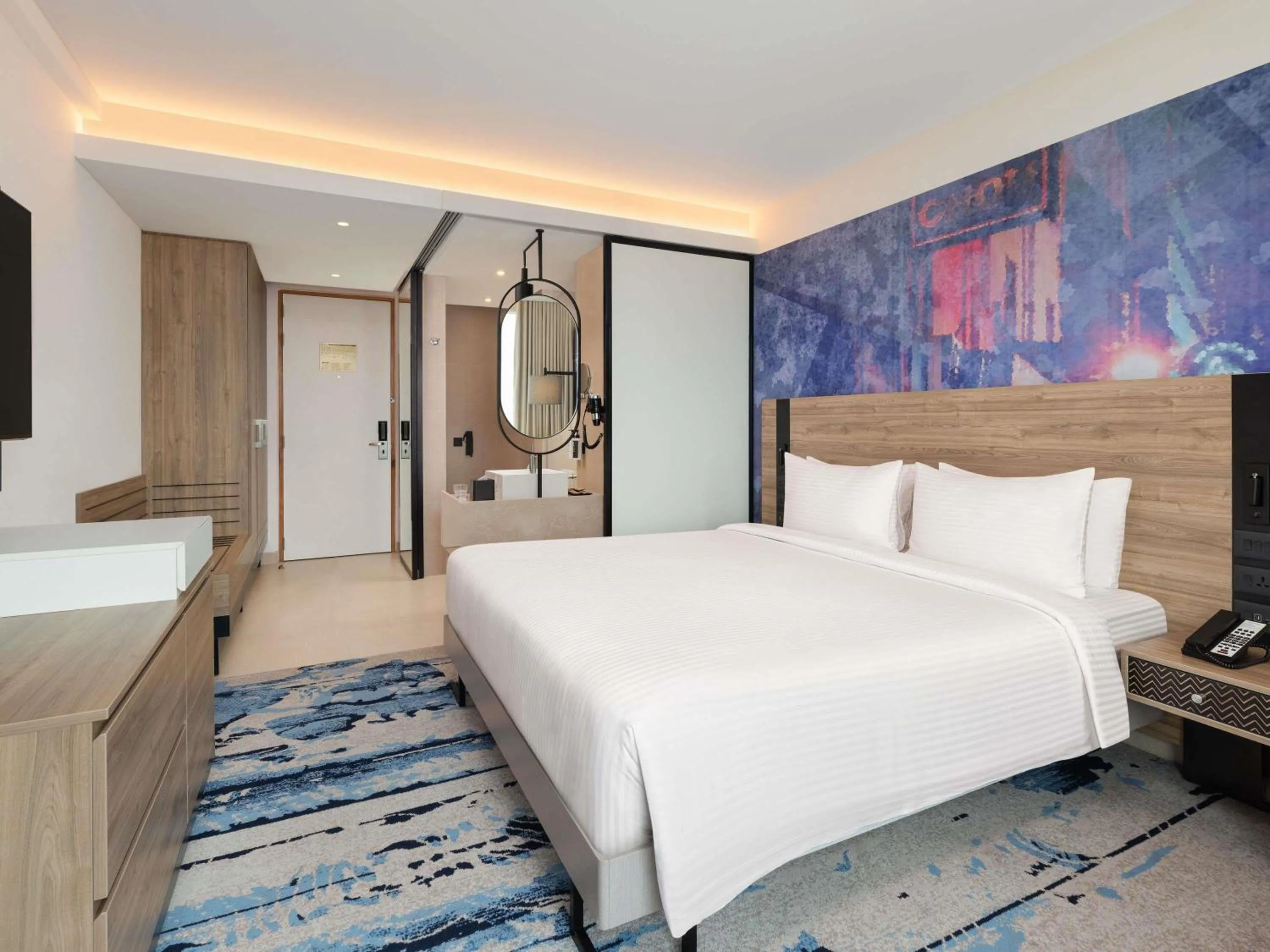 Bedroom, Bed in Novotel New Delhi City Centre