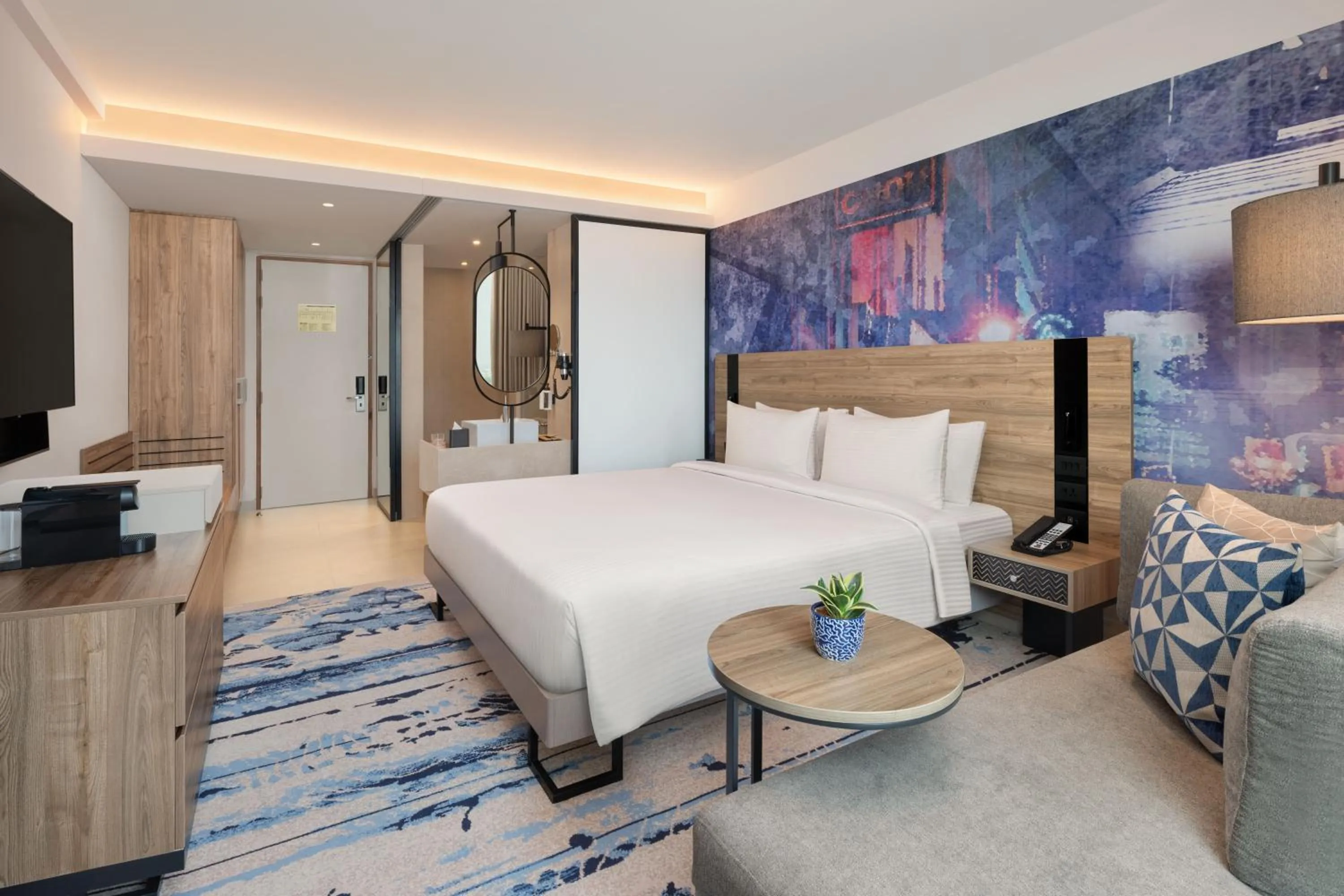 Bedroom, Bed in Novotel New Delhi City Centre