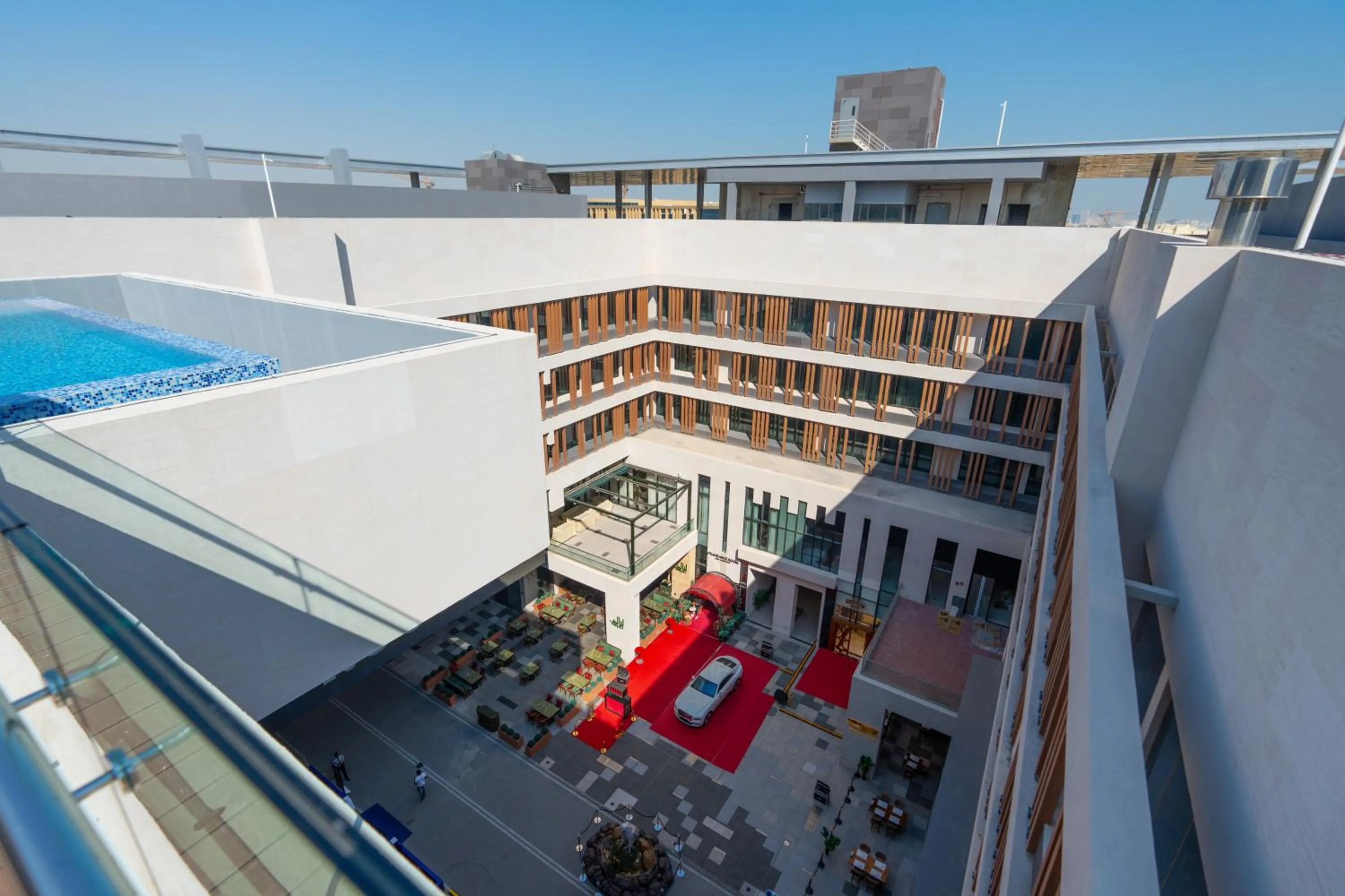 Swimming pool in West Walk Retaj Hotel