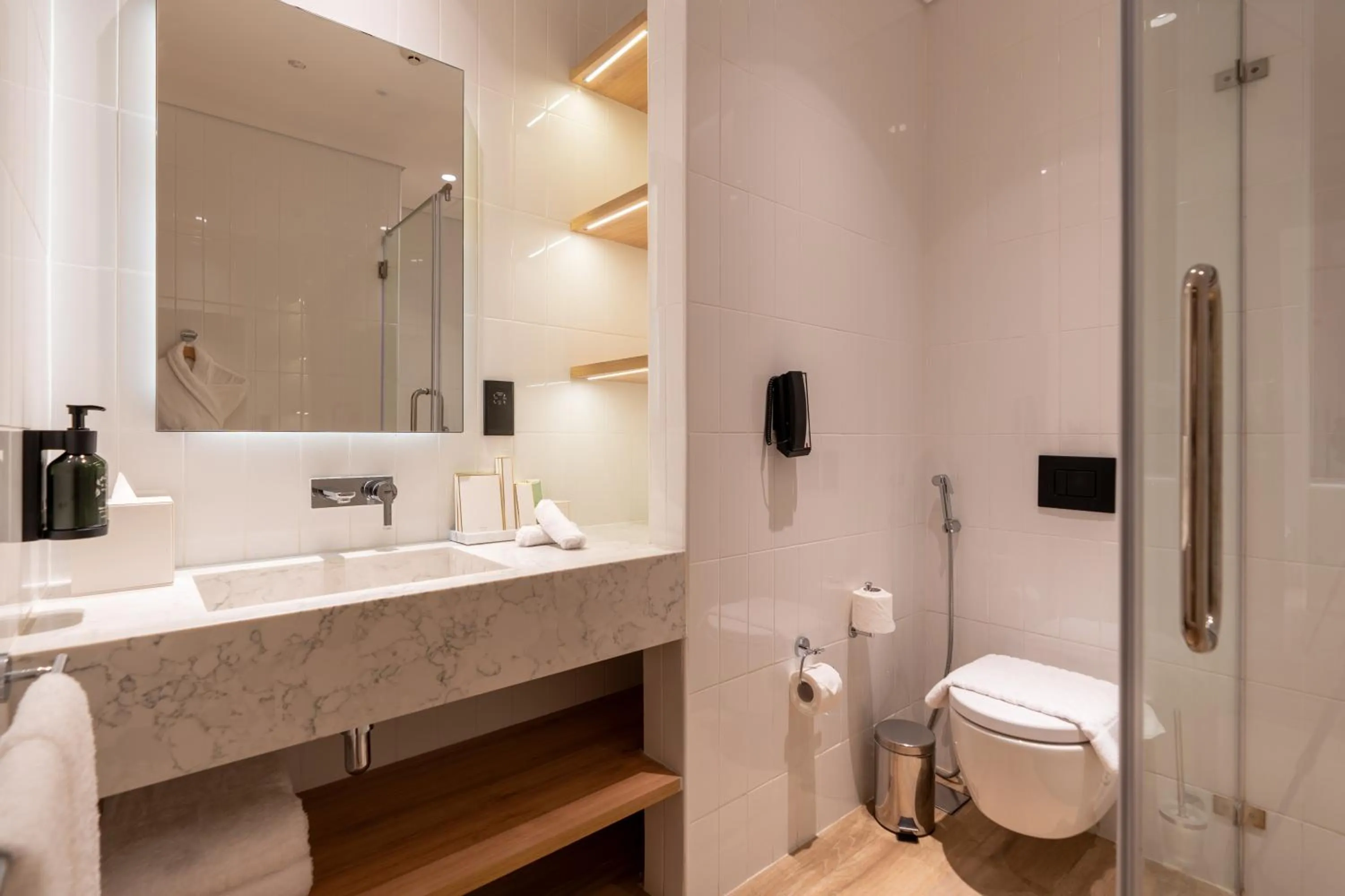 Shower in West Walk Retaj Hotel