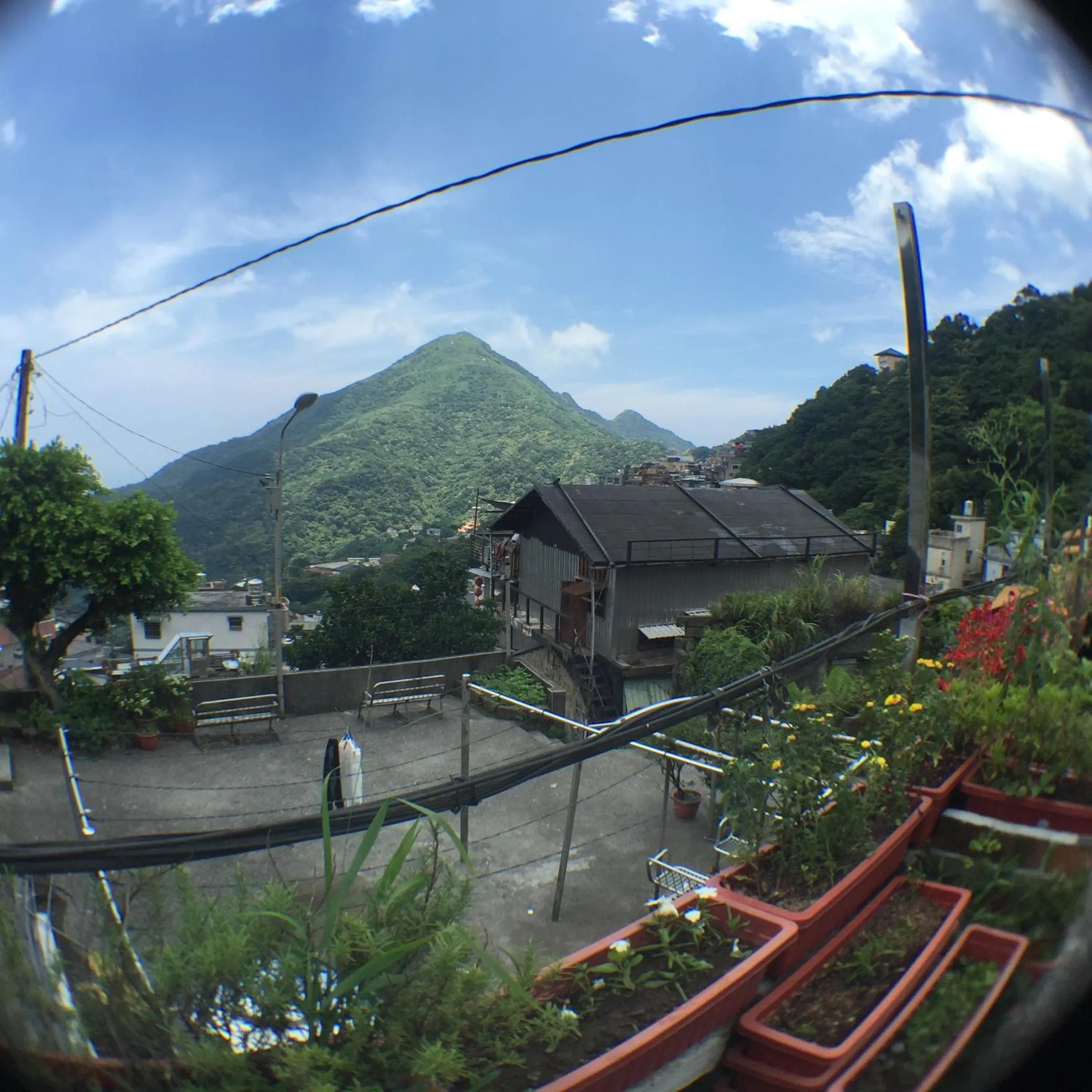 Mountain view in Linyuan Village