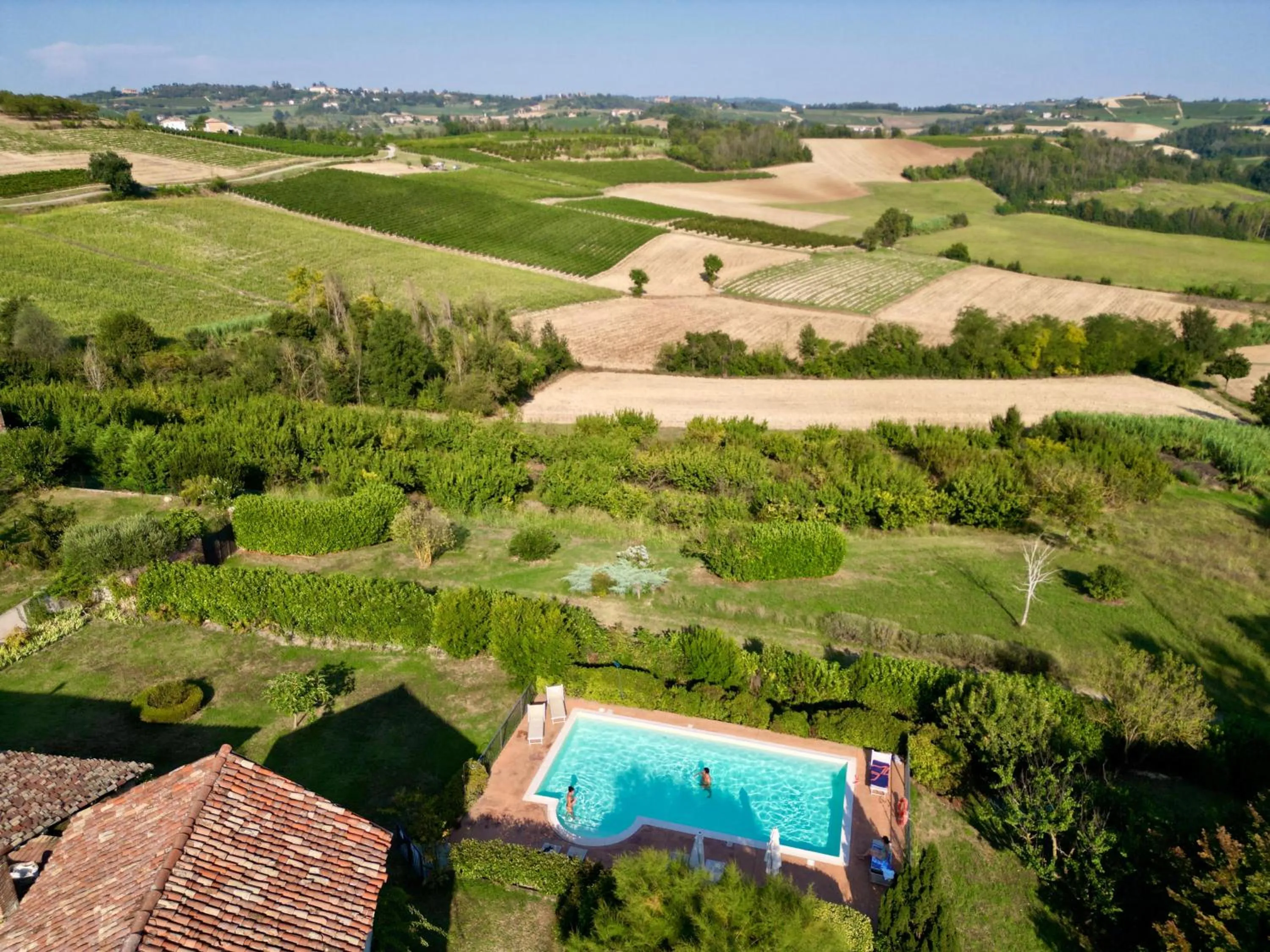 Swimming pool in Casa Rovelli