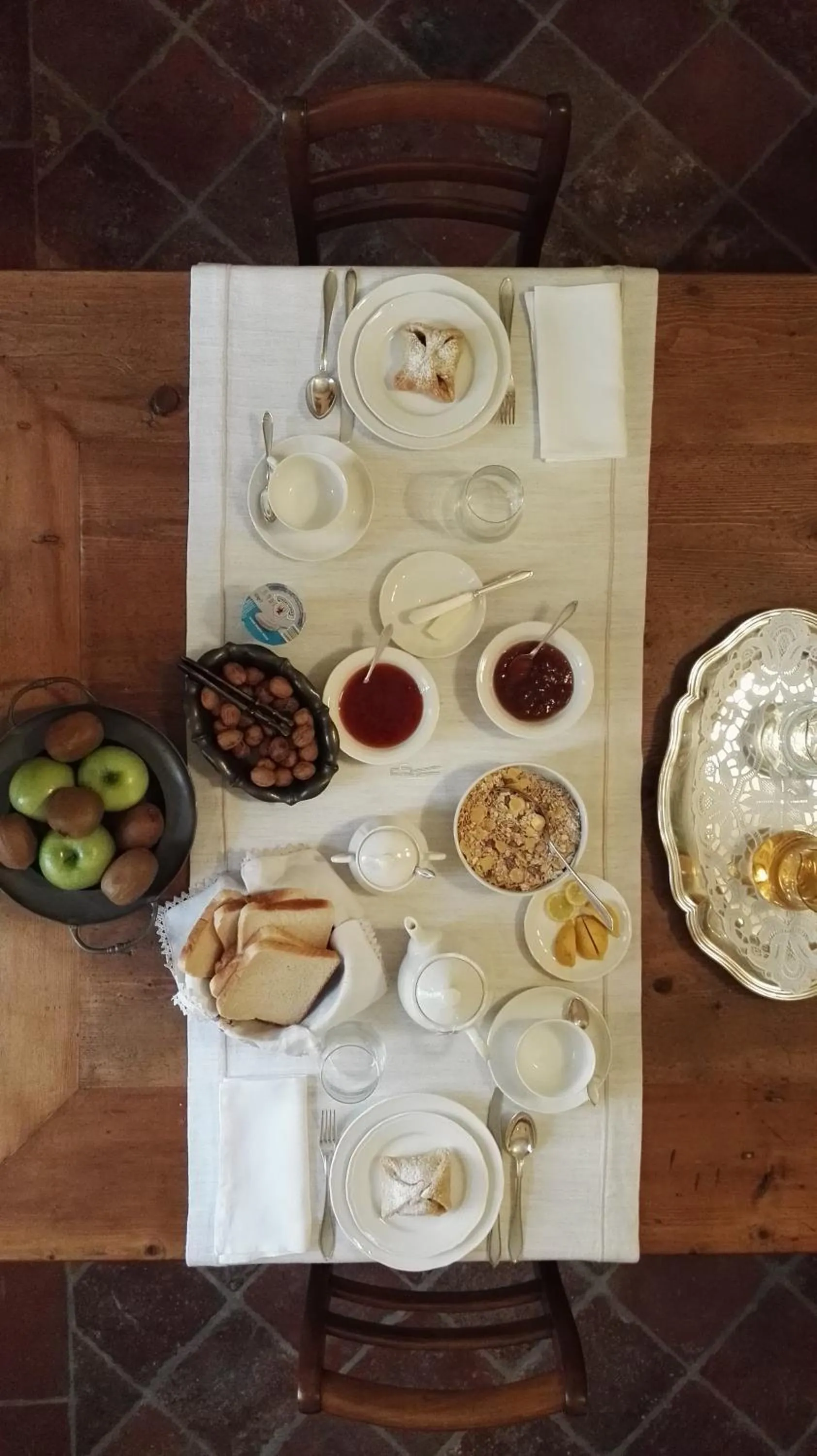 Italian breakfast in Casa Rovelli