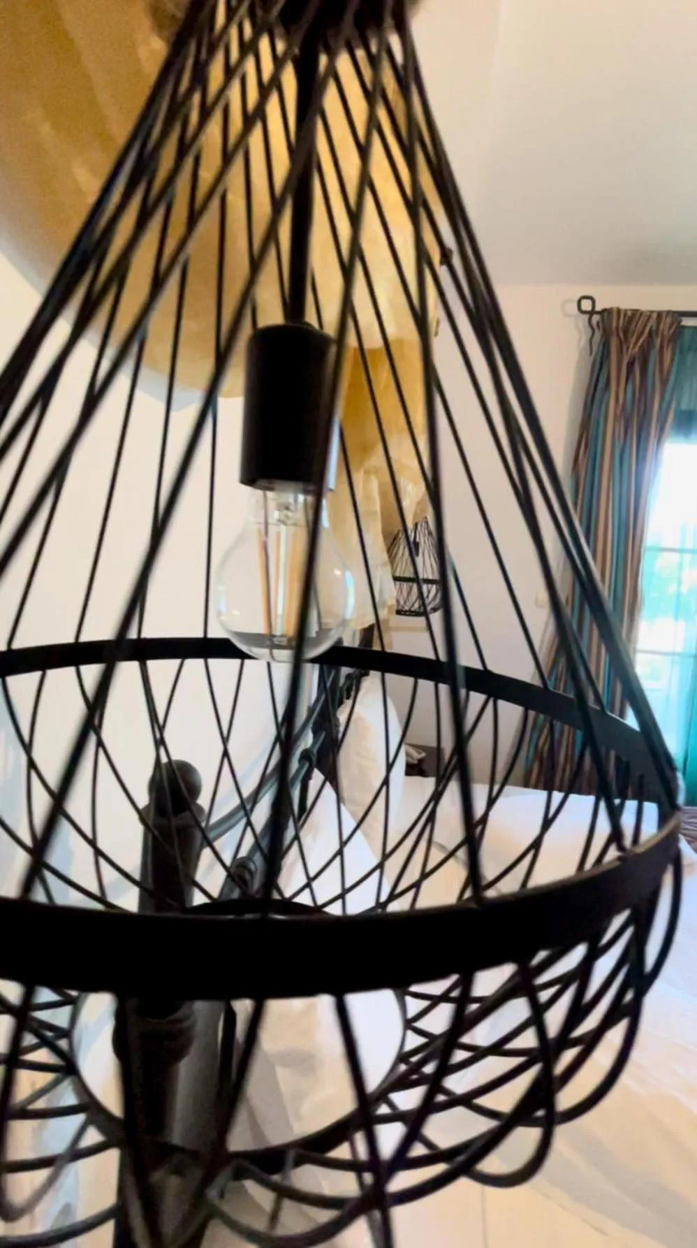 Bed in Skiathos Island Suites