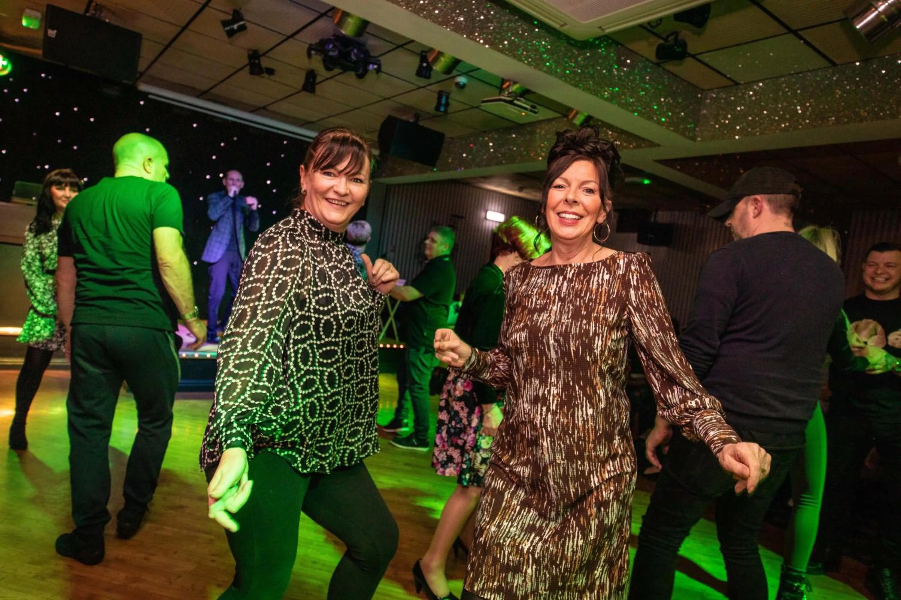 group of guests in Lyndene Hotel