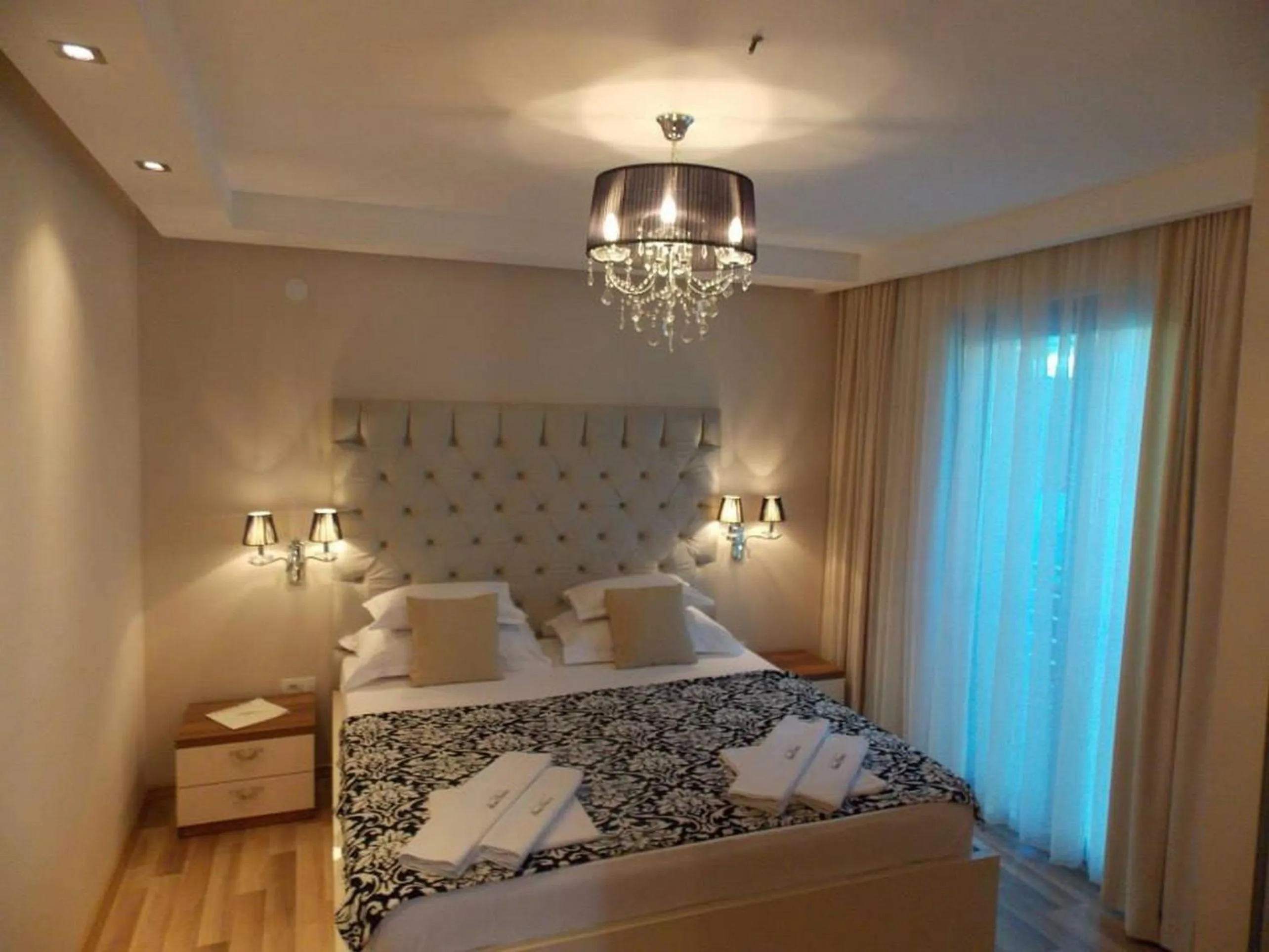 Bedroom, Bed in Apartments and Rooms Grand Palazzo