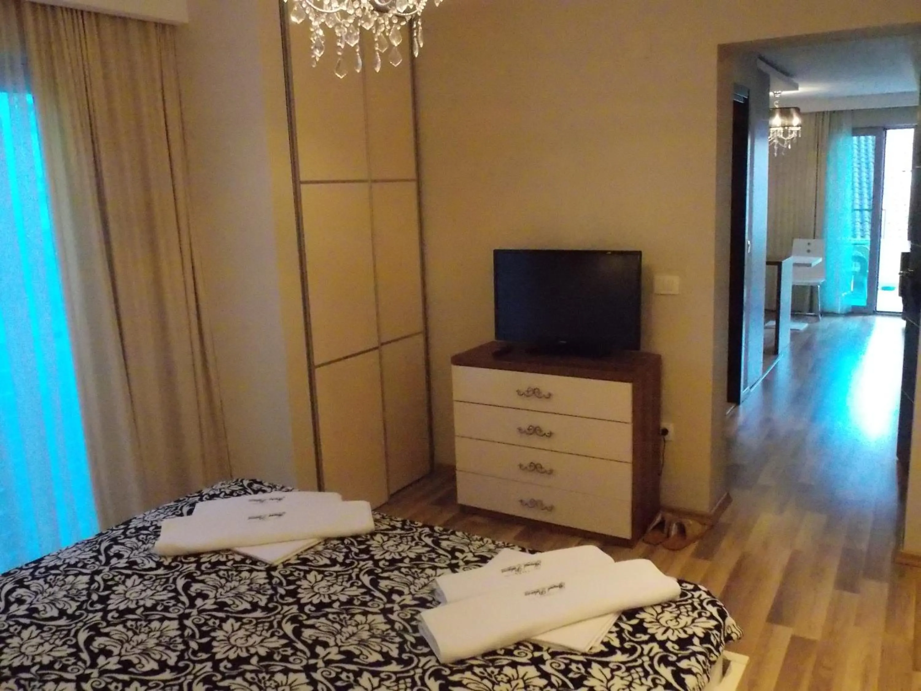 Bedroom, Bed in Apartments and Rooms Grand Palazzo