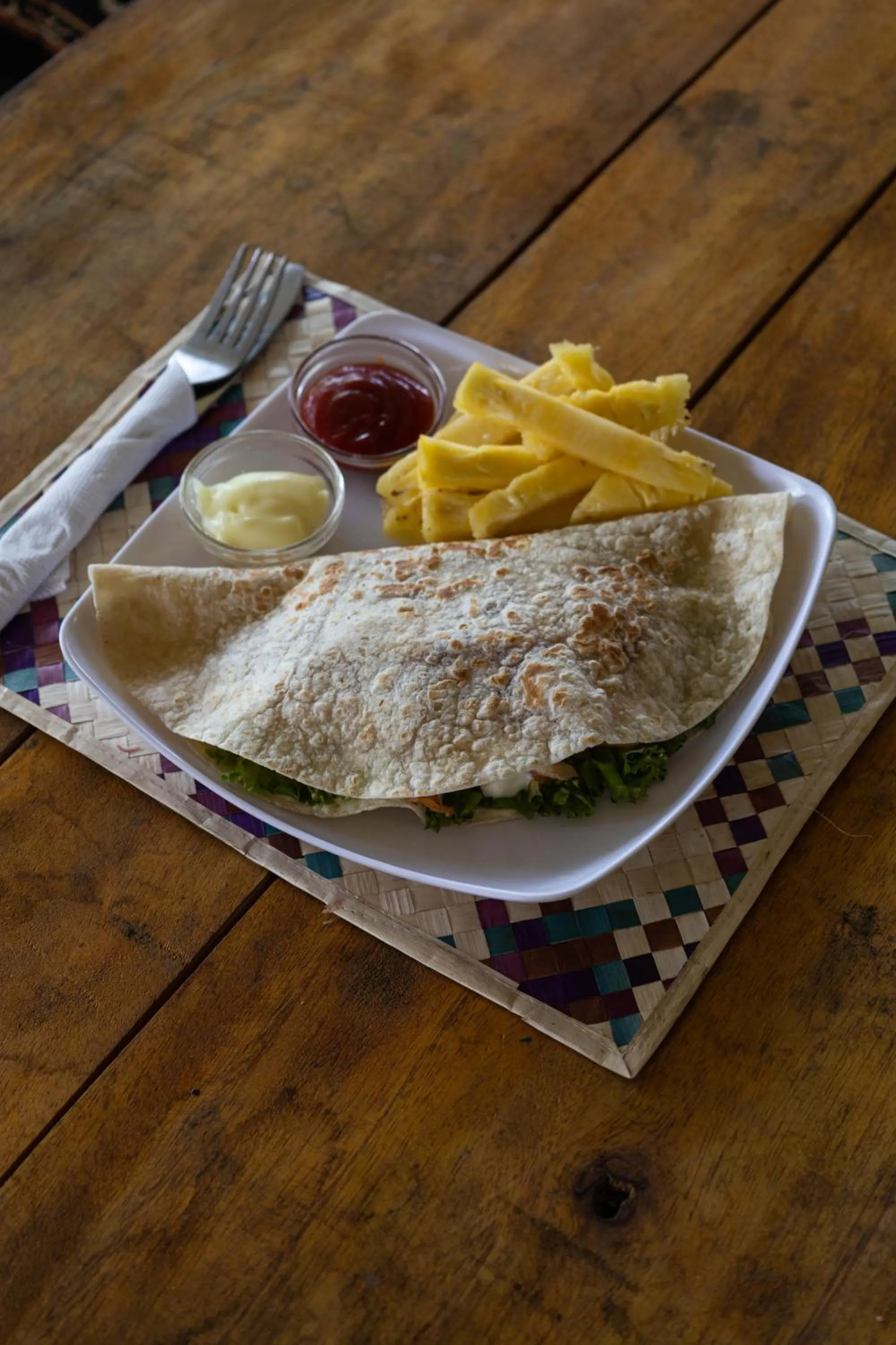 Food and drinks in Wake N Flow, Weligama