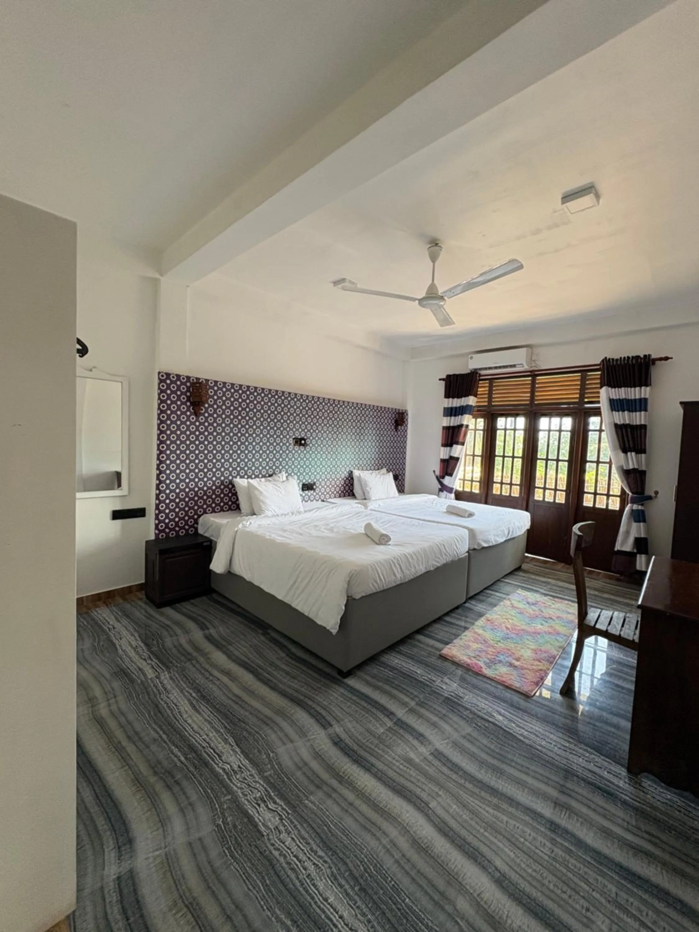 Bedroom, Bed in Wake N Flow, Weligama