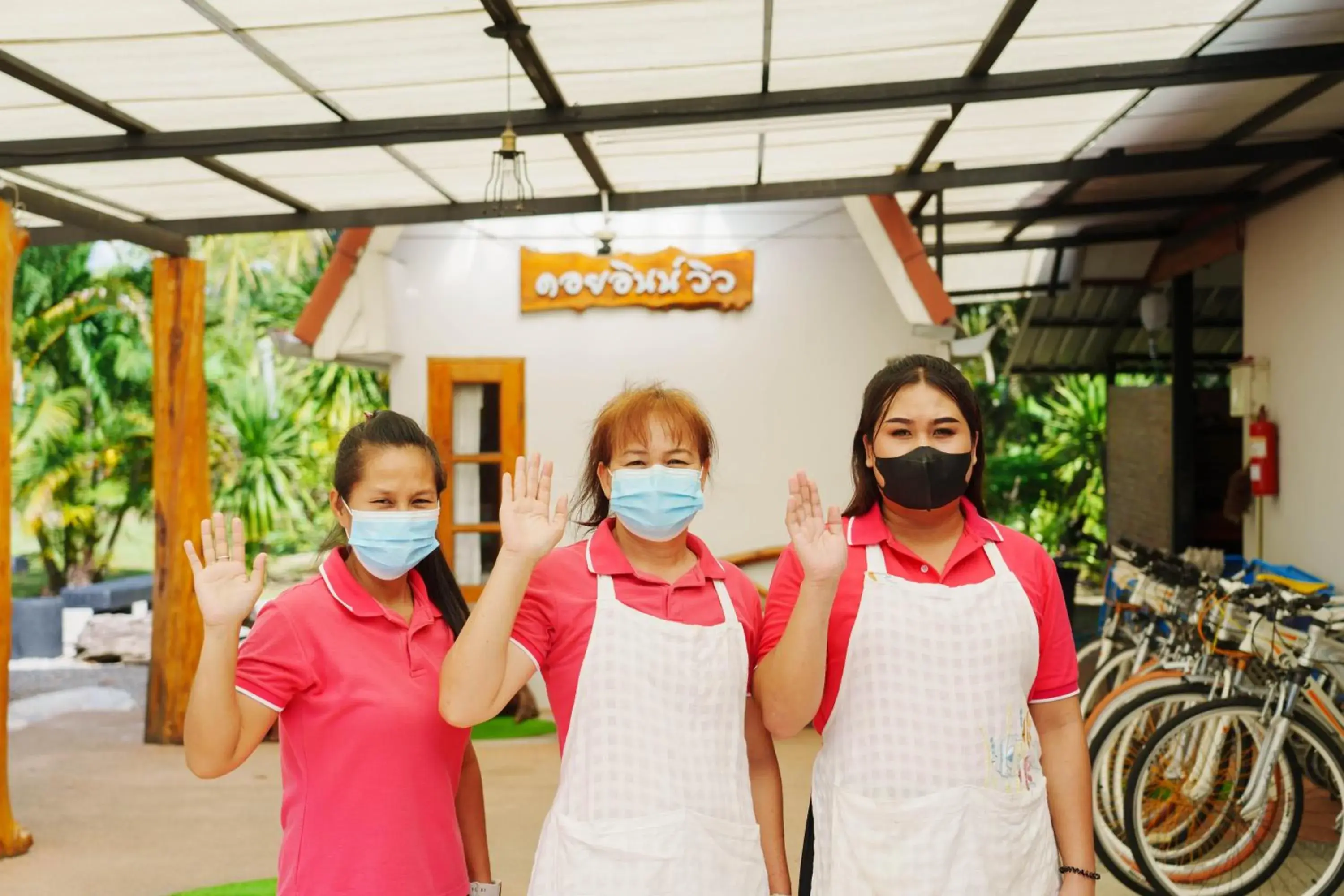 Staff in Doi Inthanon View Resort Staff in Doi Inthanon View Resort
