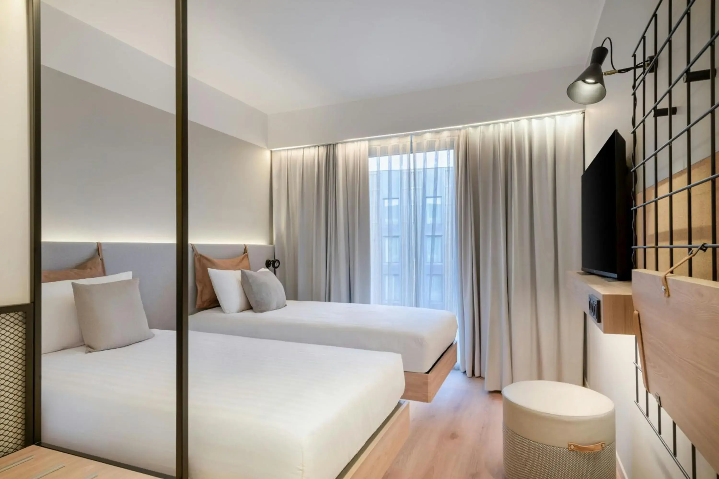 Twin Room in Moxy Pompeii Twin Room in Moxy Pompeii