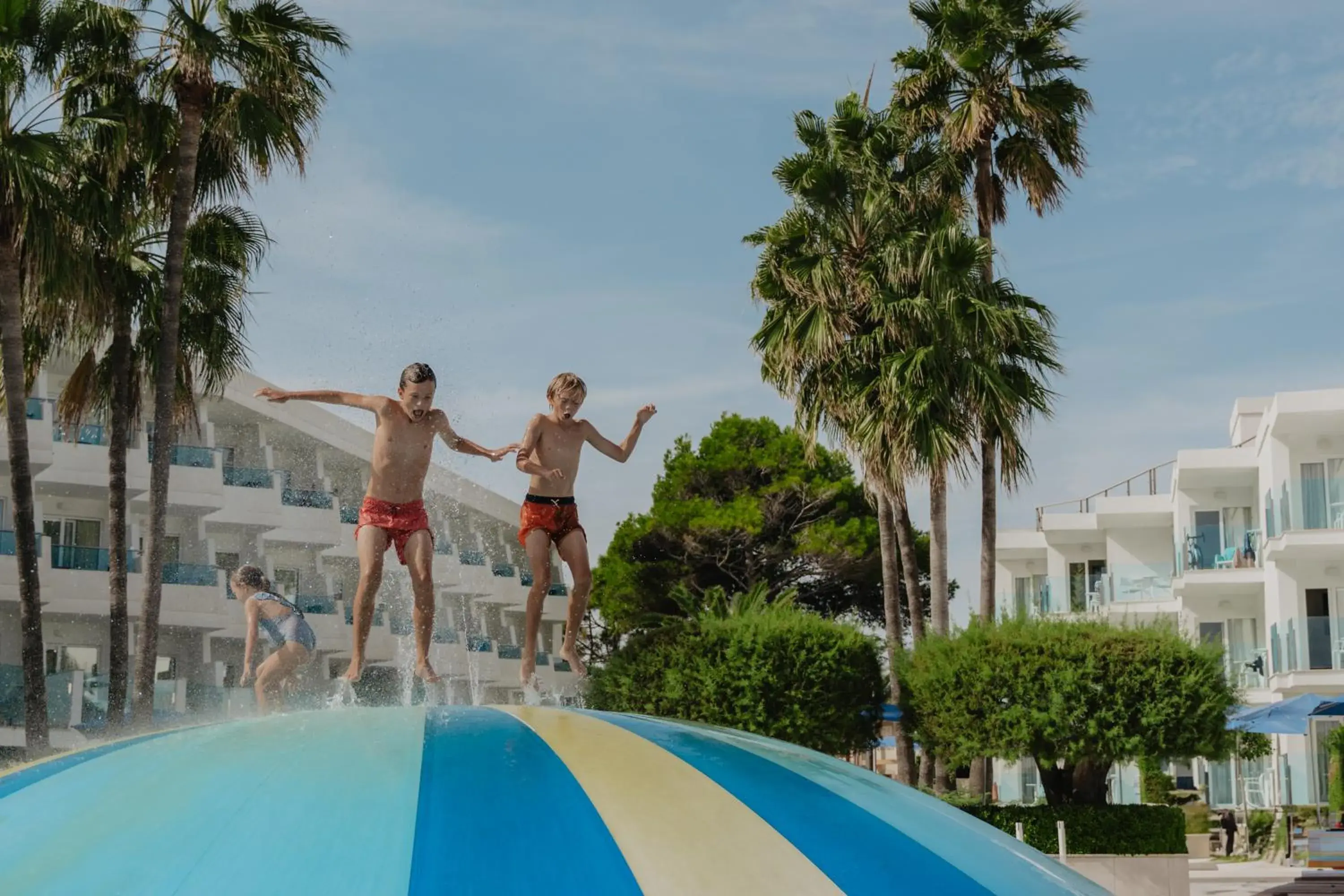Swimming pool in Iberostar Waves Playa de Muro Swimming pool in Iberostar Waves Playa de Muro