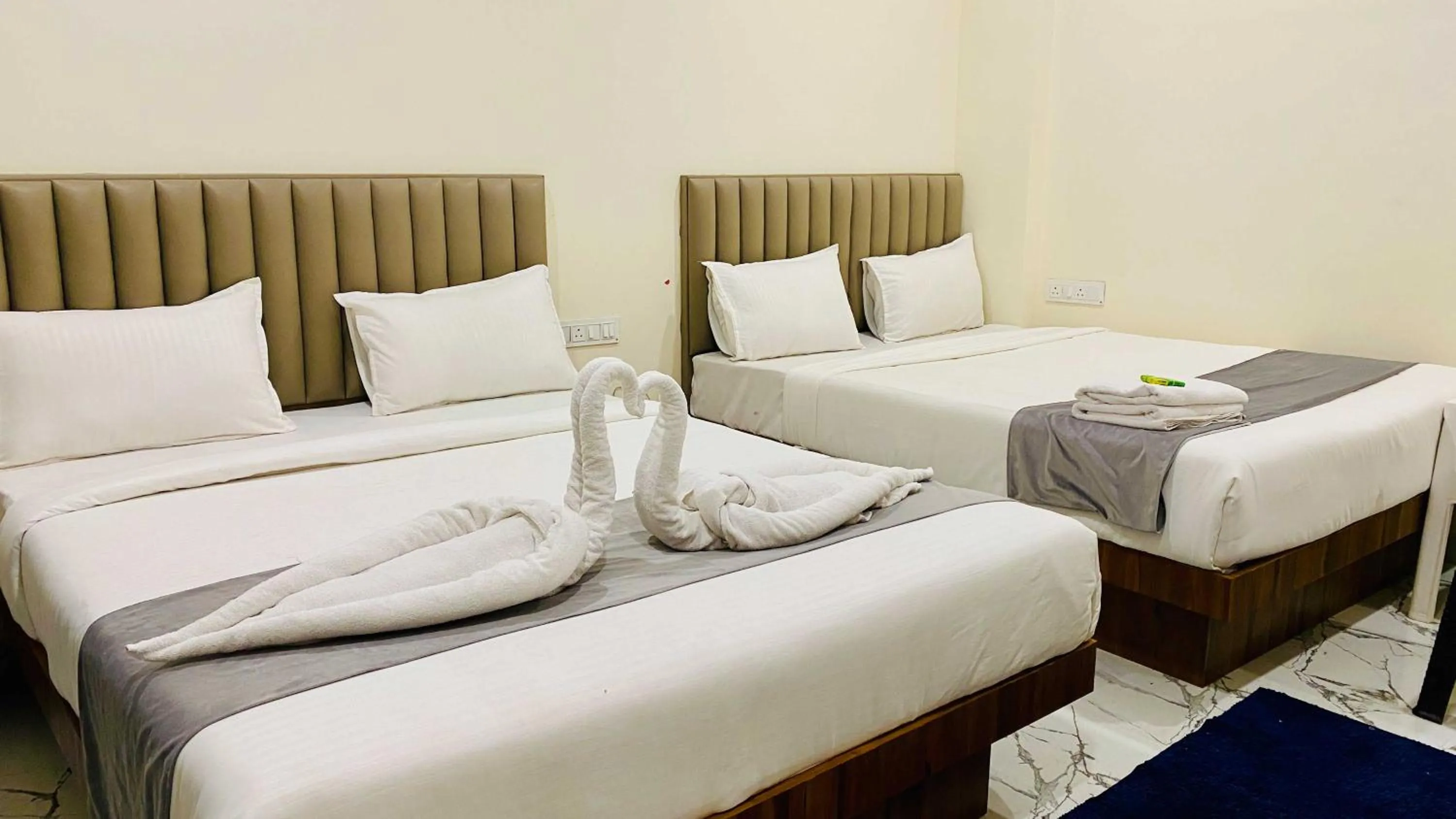 Bed in Hotel Krishnarchana