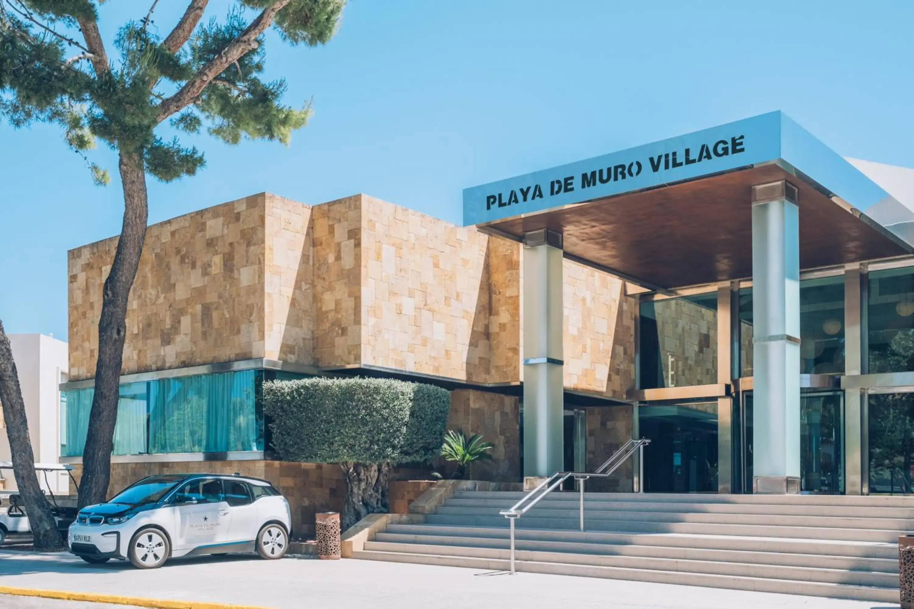 Facade/entrance in Iberostar Selection Playa de Muro Village Facade/entrance in Iberostar Selection Playa de Muro Village