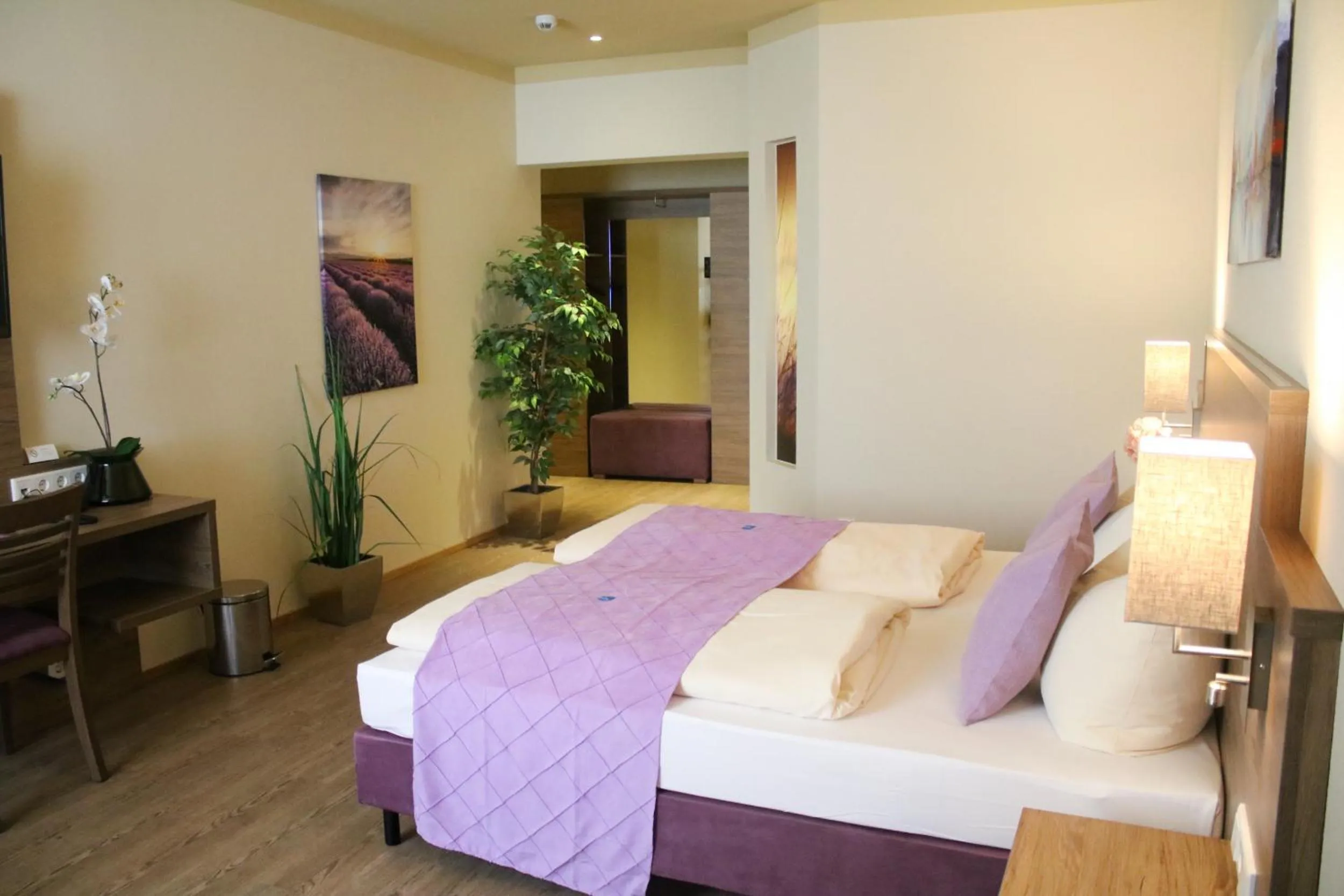 Decorative detail, Bed in Boutique Hotel zur Post