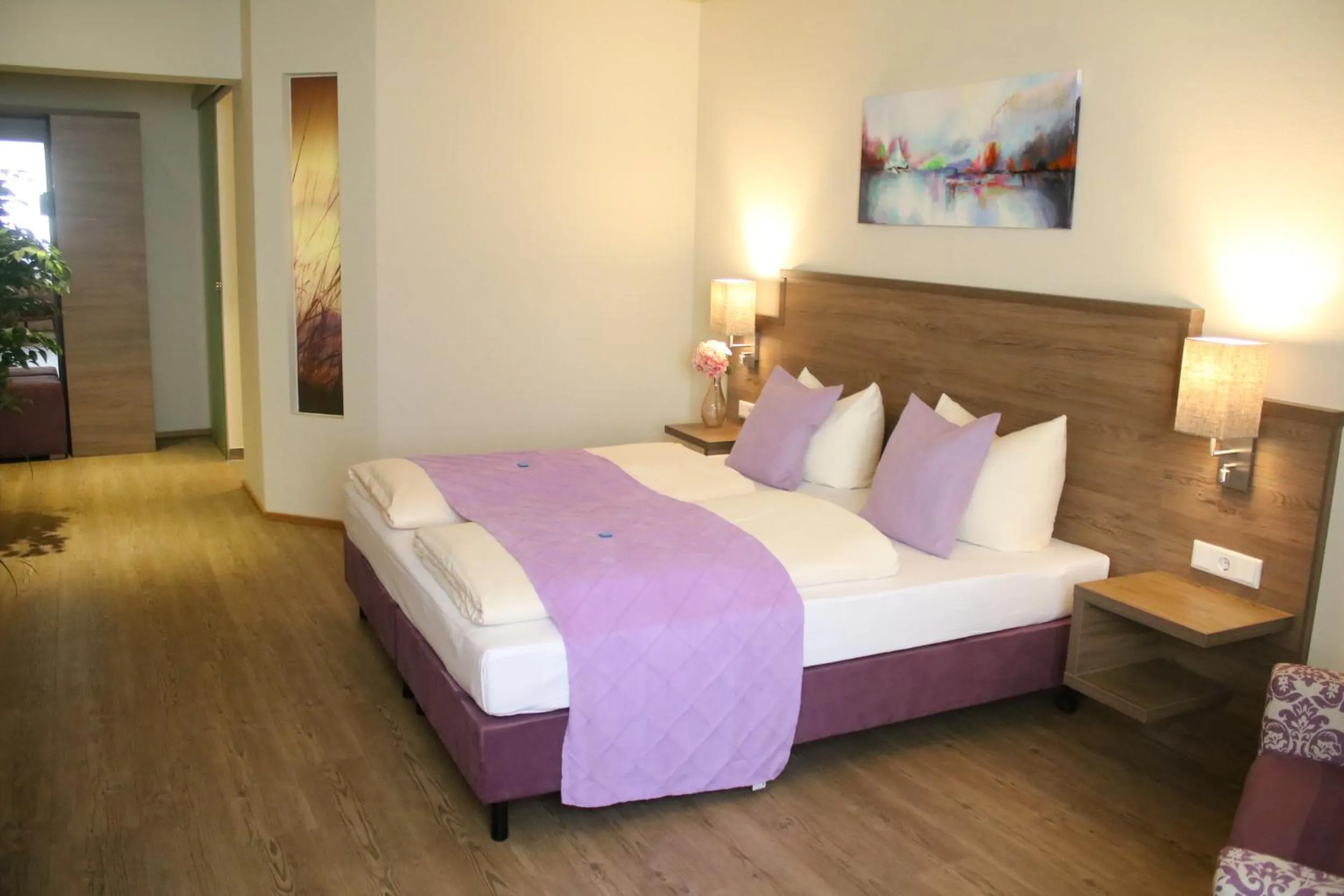 Decorative detail, Bed in Boutique Hotel zur Post