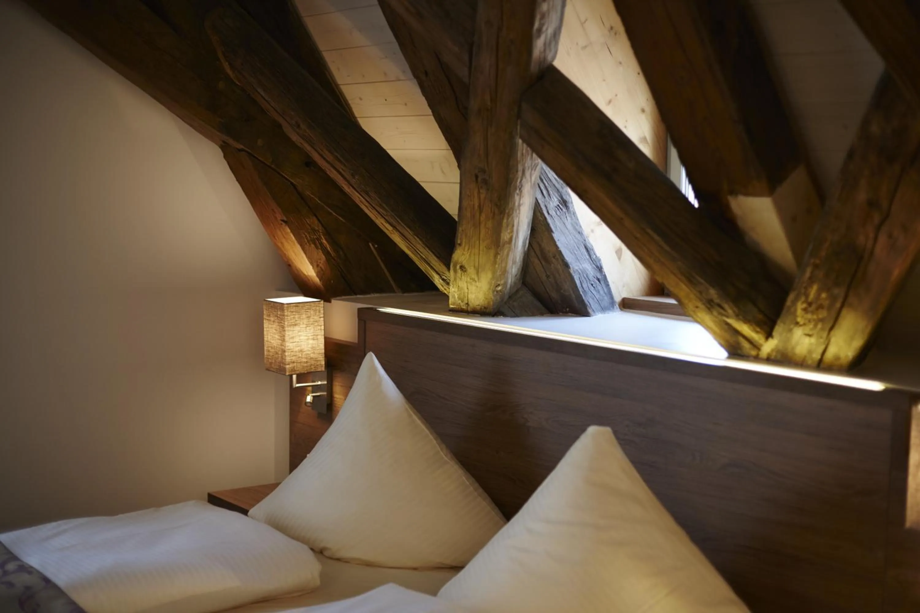 Decorative detail, Bed in Boutique Hotel zur Post