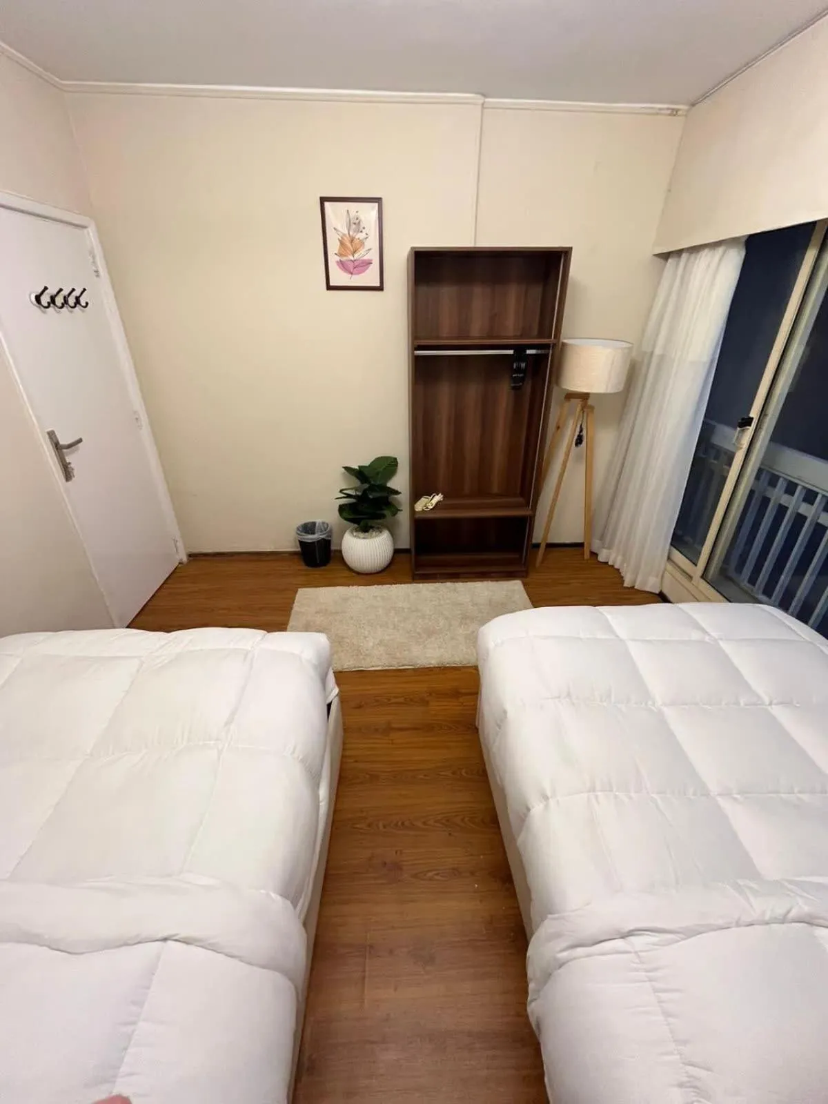 Bed in Zamalek side Nile view 2BR