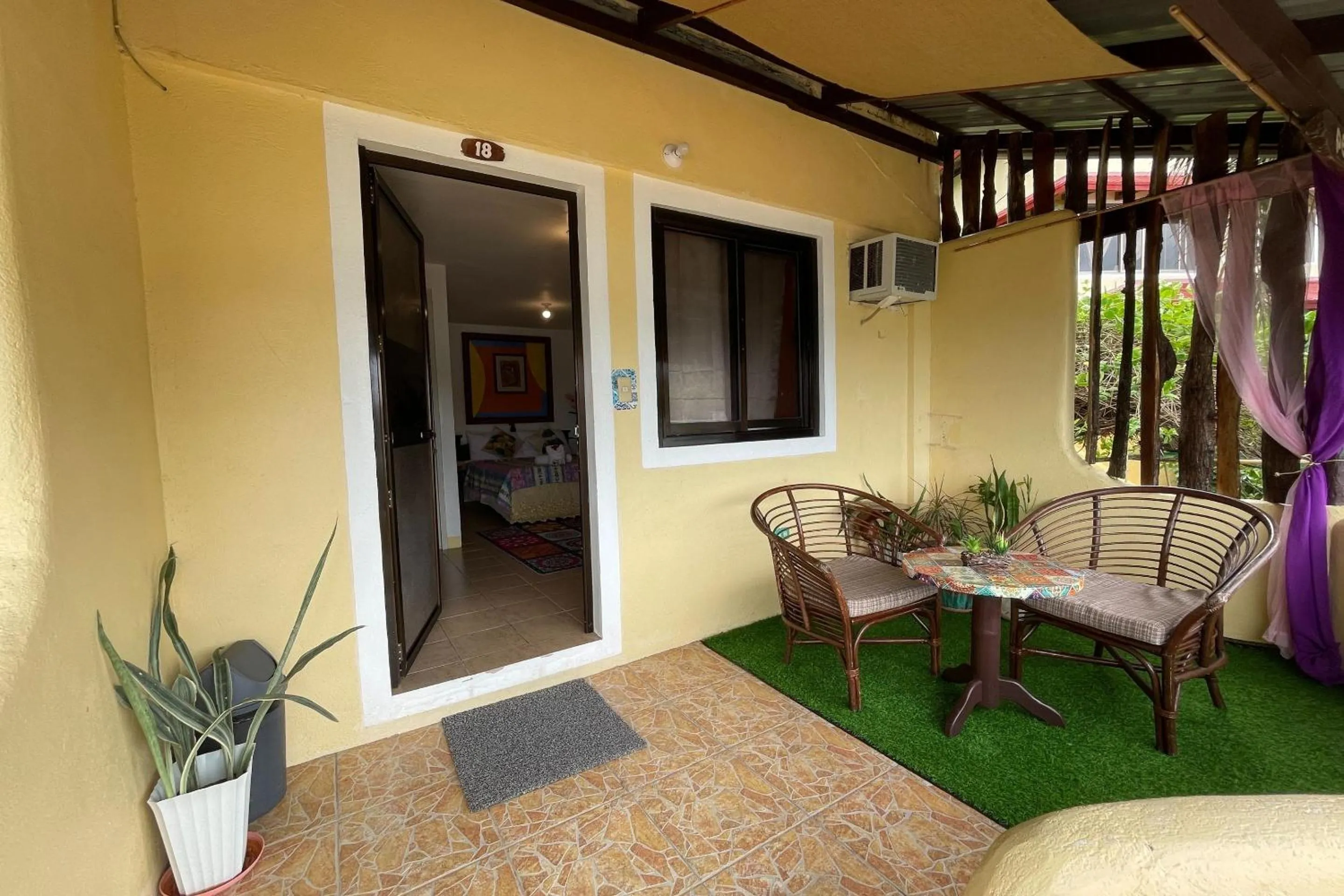 Patio in Oriental Hill Sabang Resort Puerto Galera