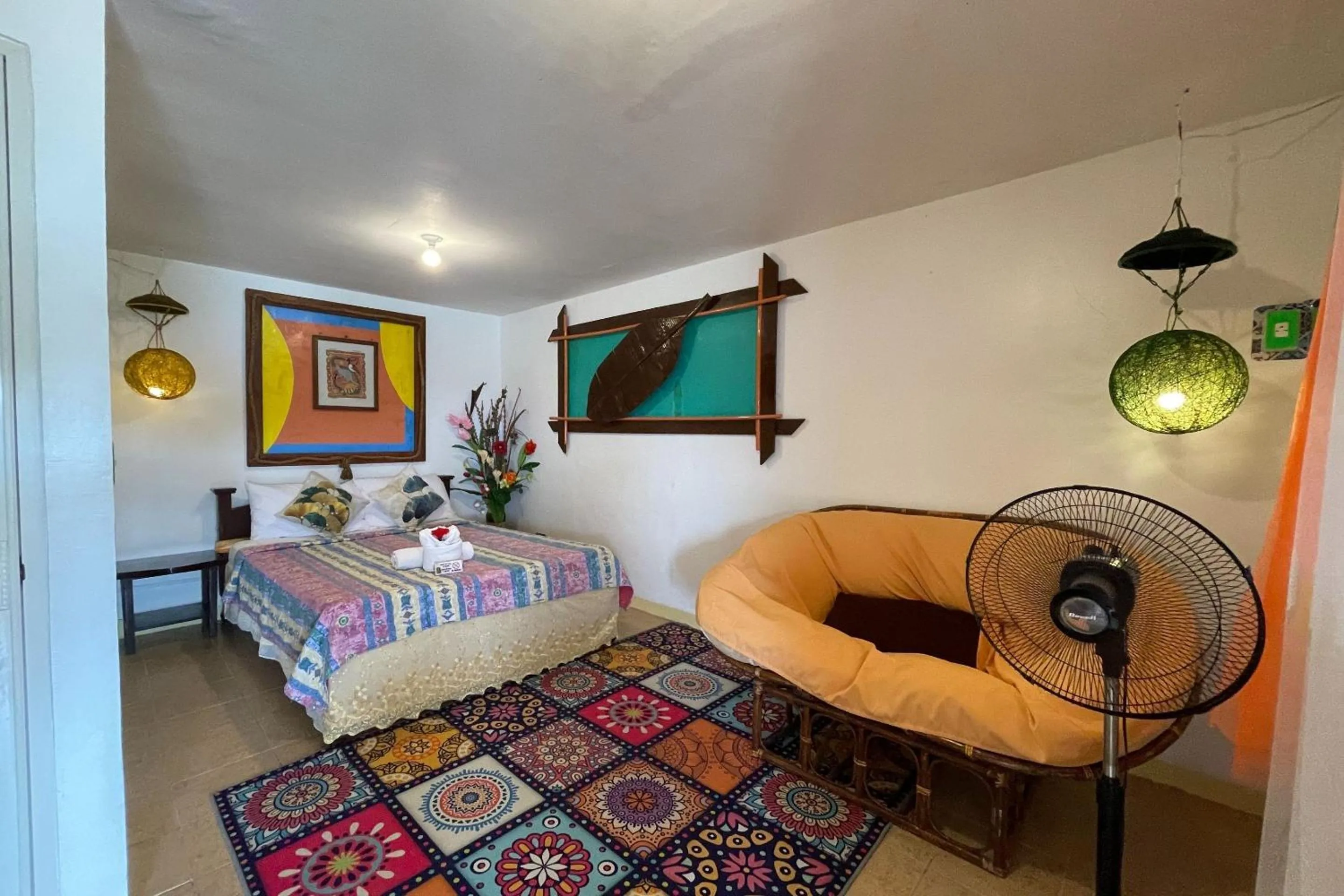 Bedroom, Bed in Oriental Hill Sabang Resort Puerto Galera