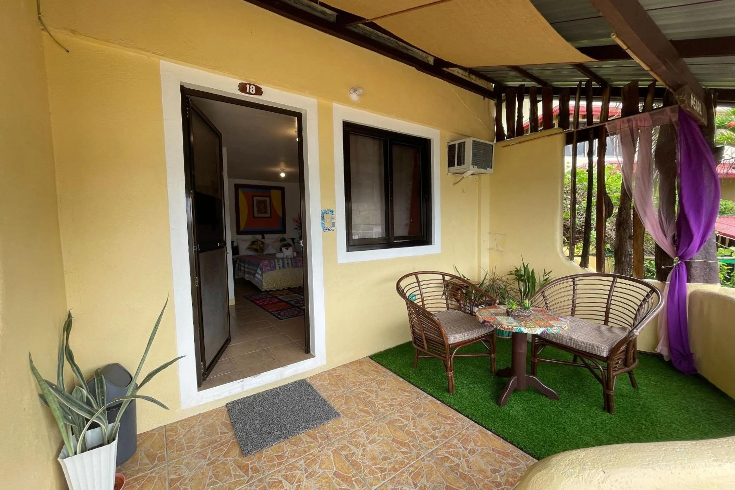 Balcony/Terrace in Oriental Hill Sabang Resort Puerto Galera