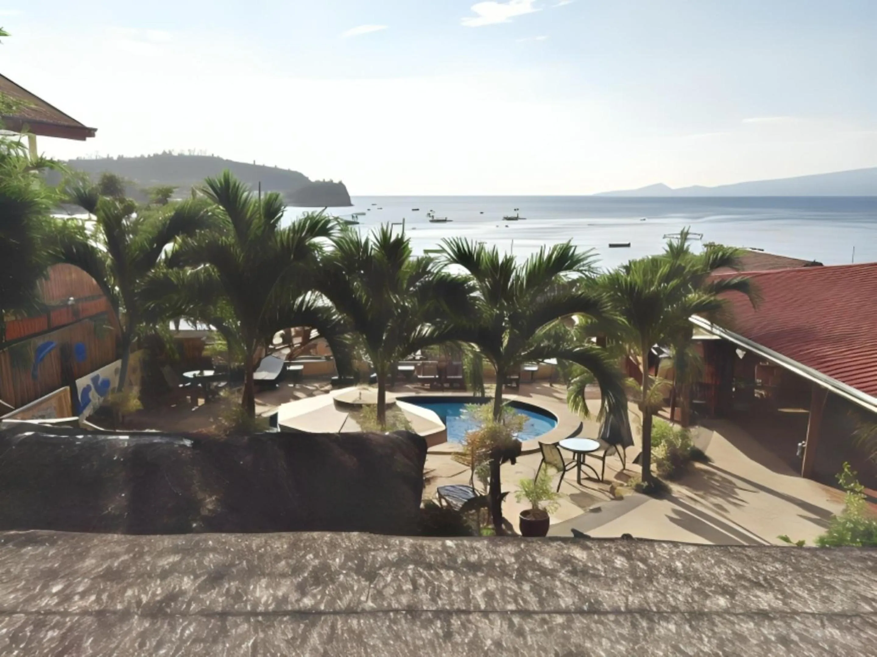 Sea view in Oriental Hill Sabang Resort Puerto Galera