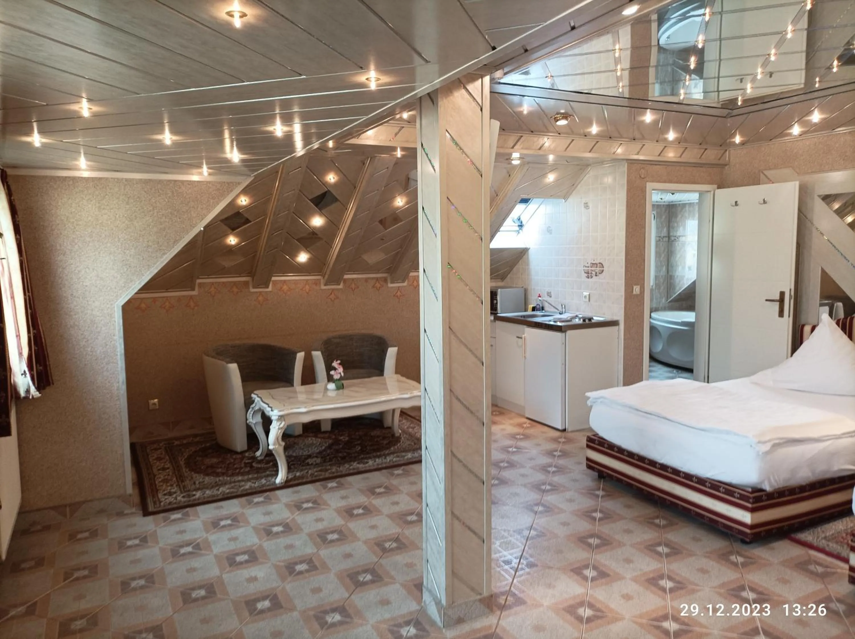 Bed in Central Hotel