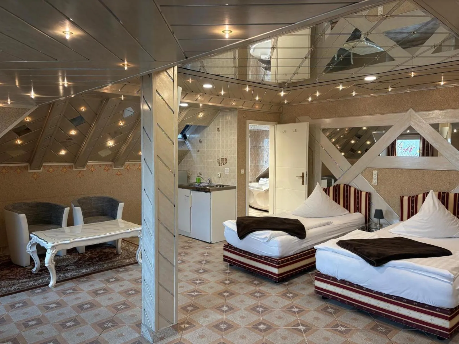 Bed in Central Hotel